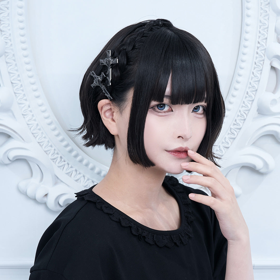 《mine》ロッククロスシルバークリップ
