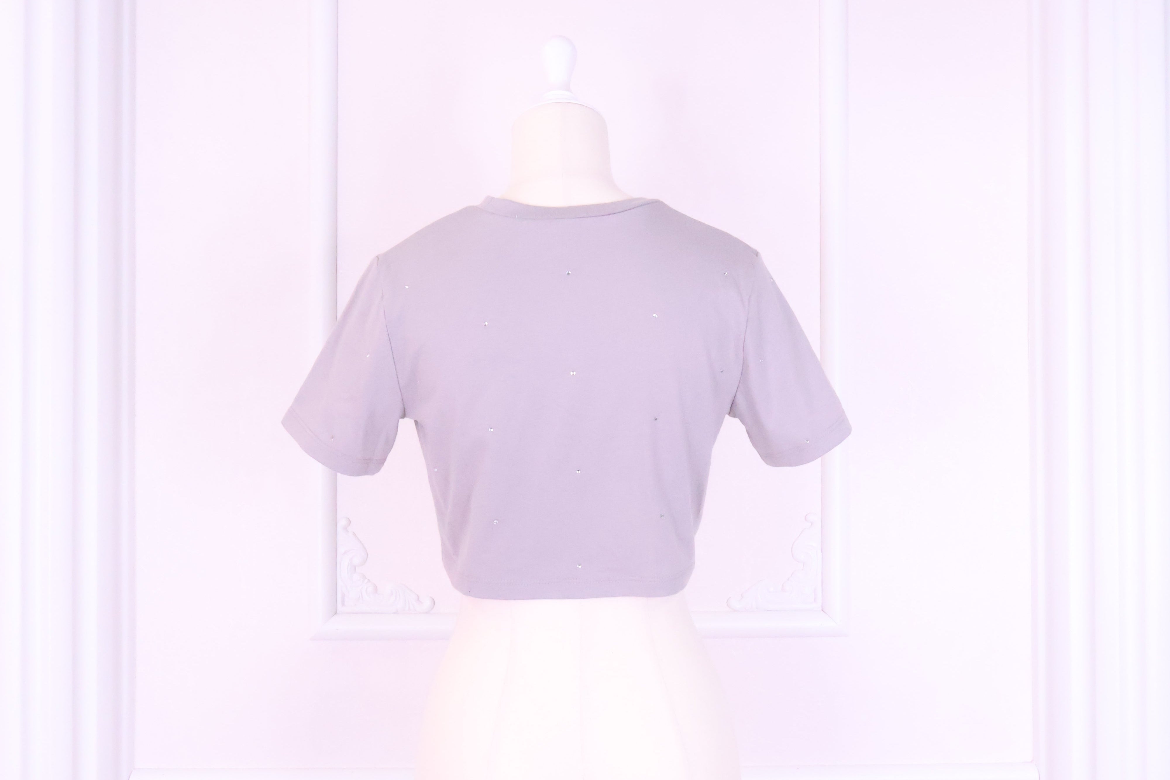 《LAFARY closet》ロゴ刺繍チビTシャツ