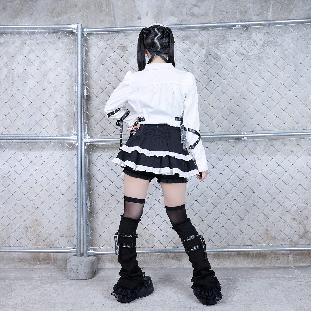 《mine》クロスチャームベルトスカパン