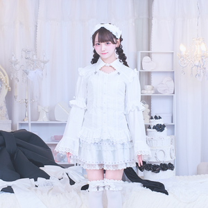 《mine》ロゴクロスベルスリーブブラウス 2