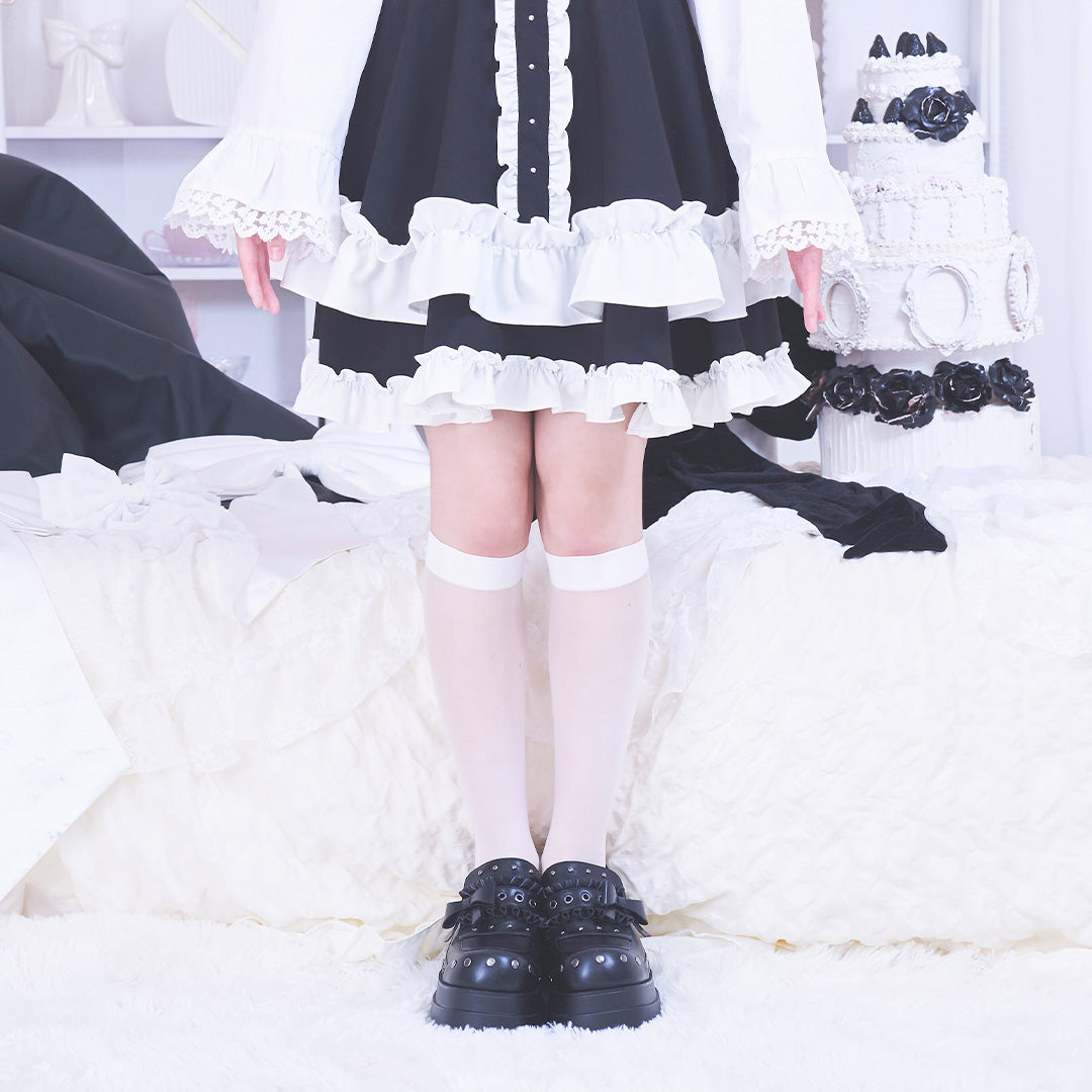 《mine》30デニールソックス[ハイ]