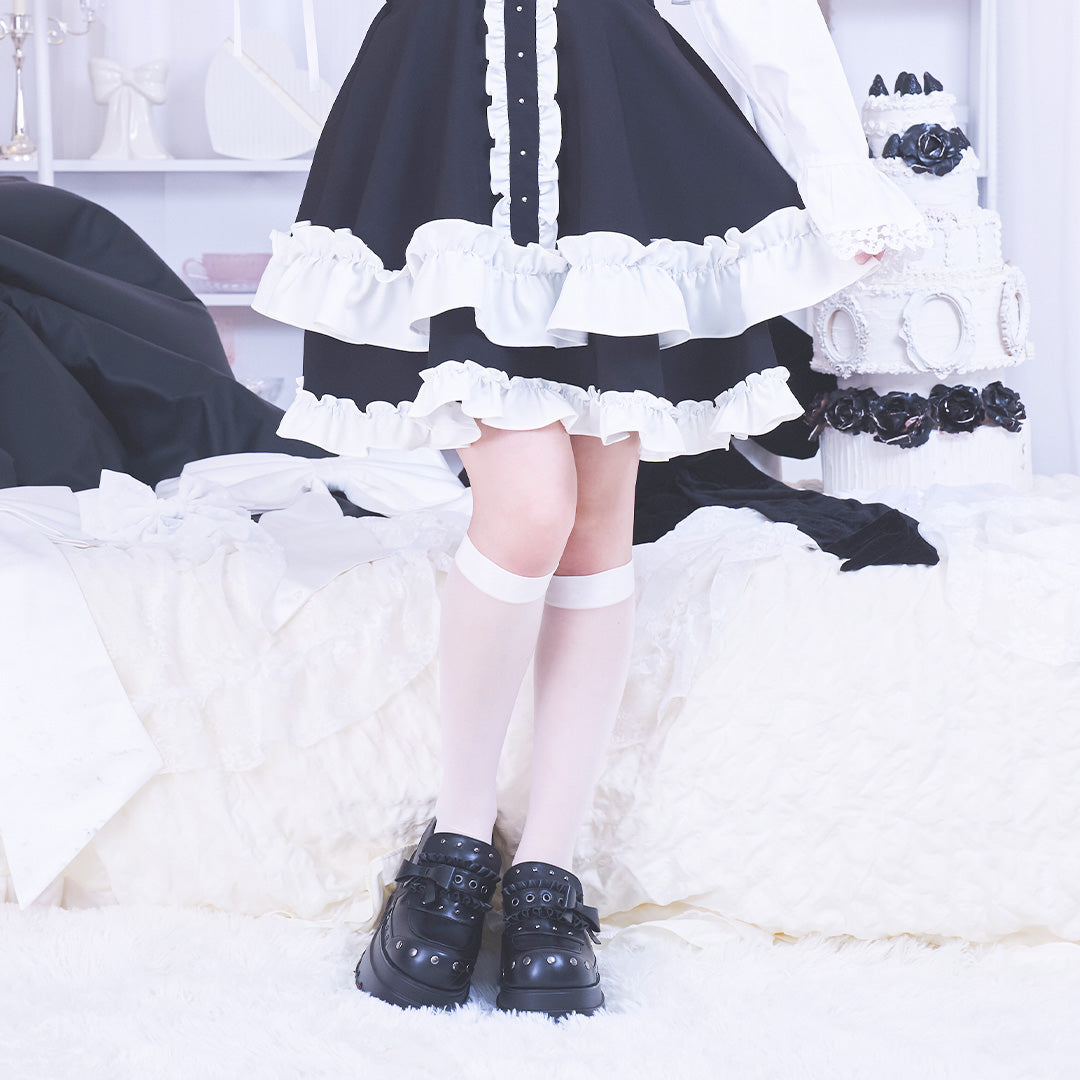 《mine》30デニールソックス[ハイ]