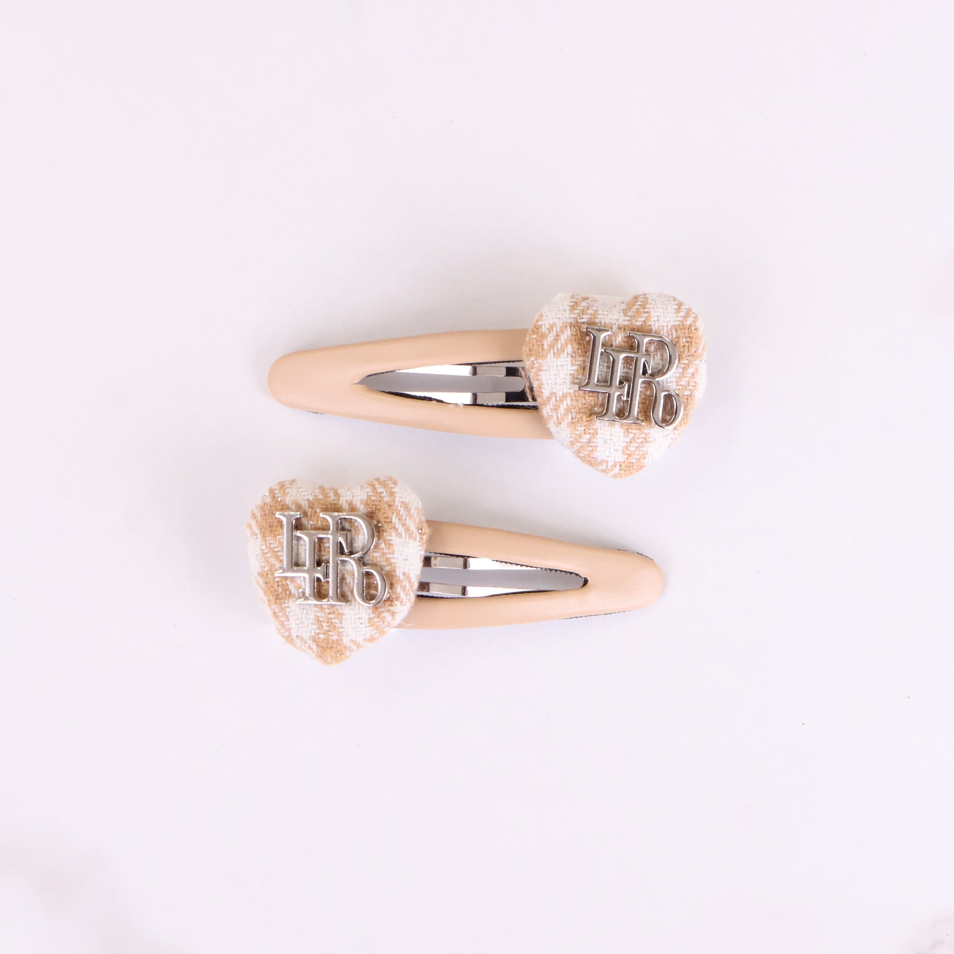 《LAFARY closet》ギンガムハートヘアピン