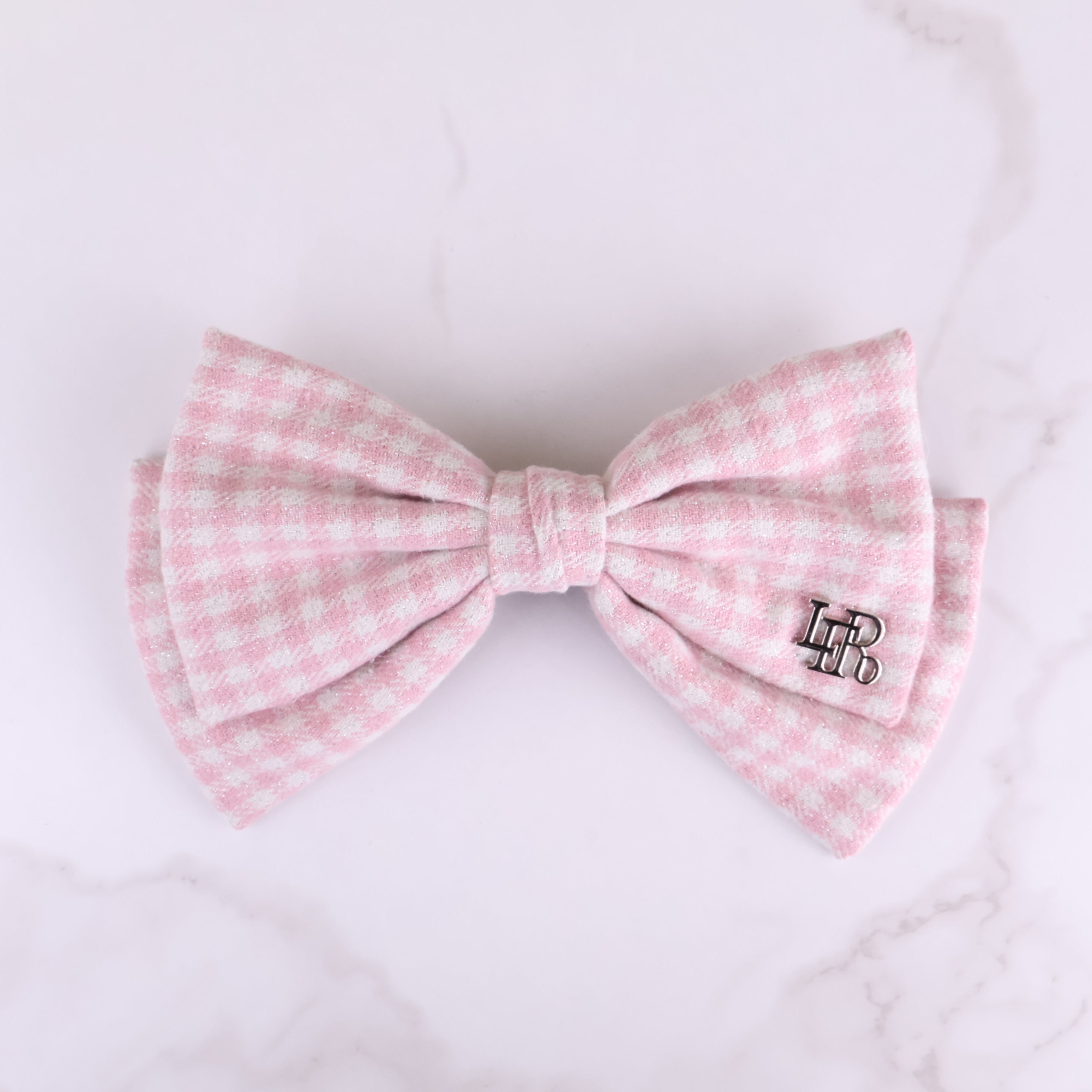 《LAFARY closet》ギンガムリボンバレッタ