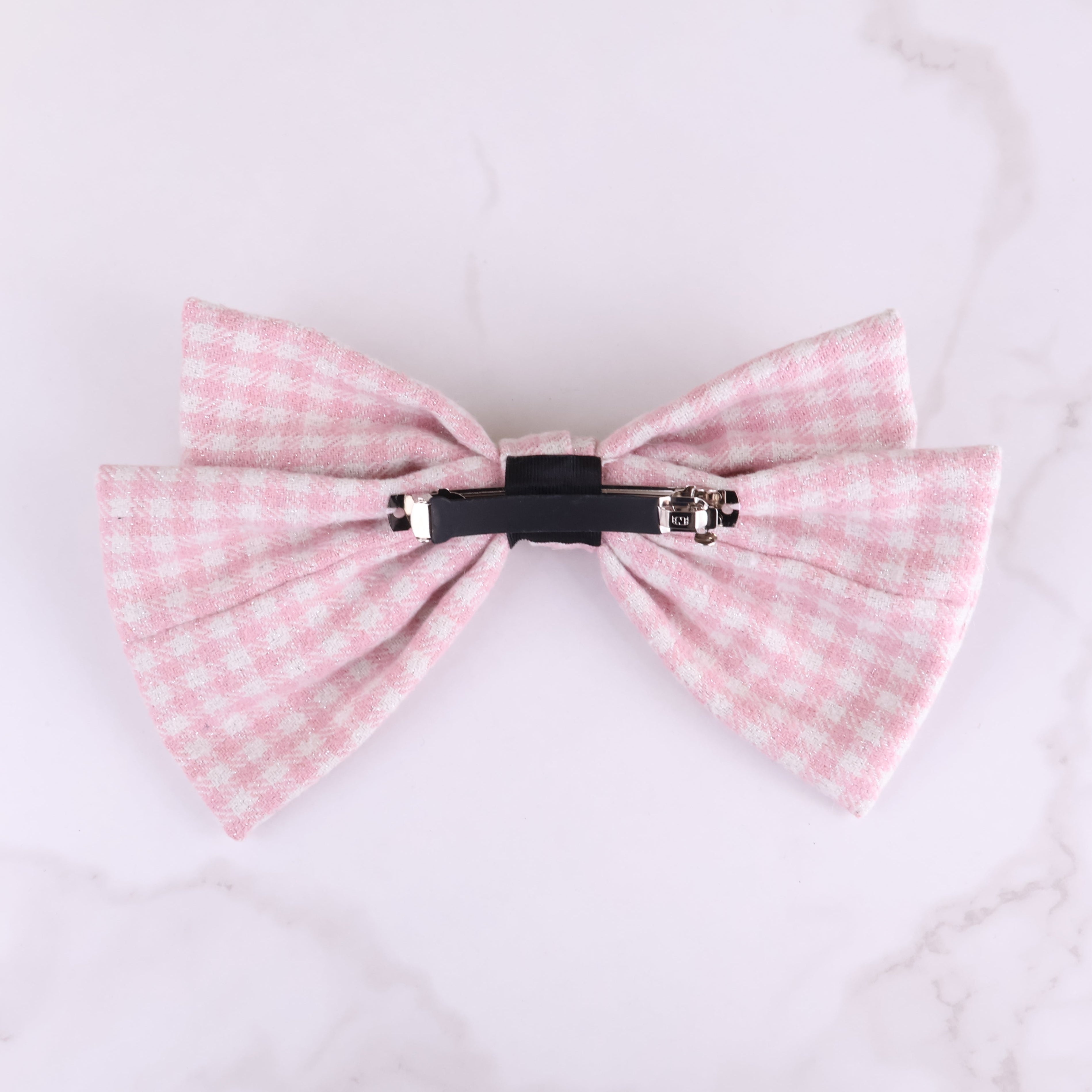 《LAFARY closet》ギンガムリボンバレッタ