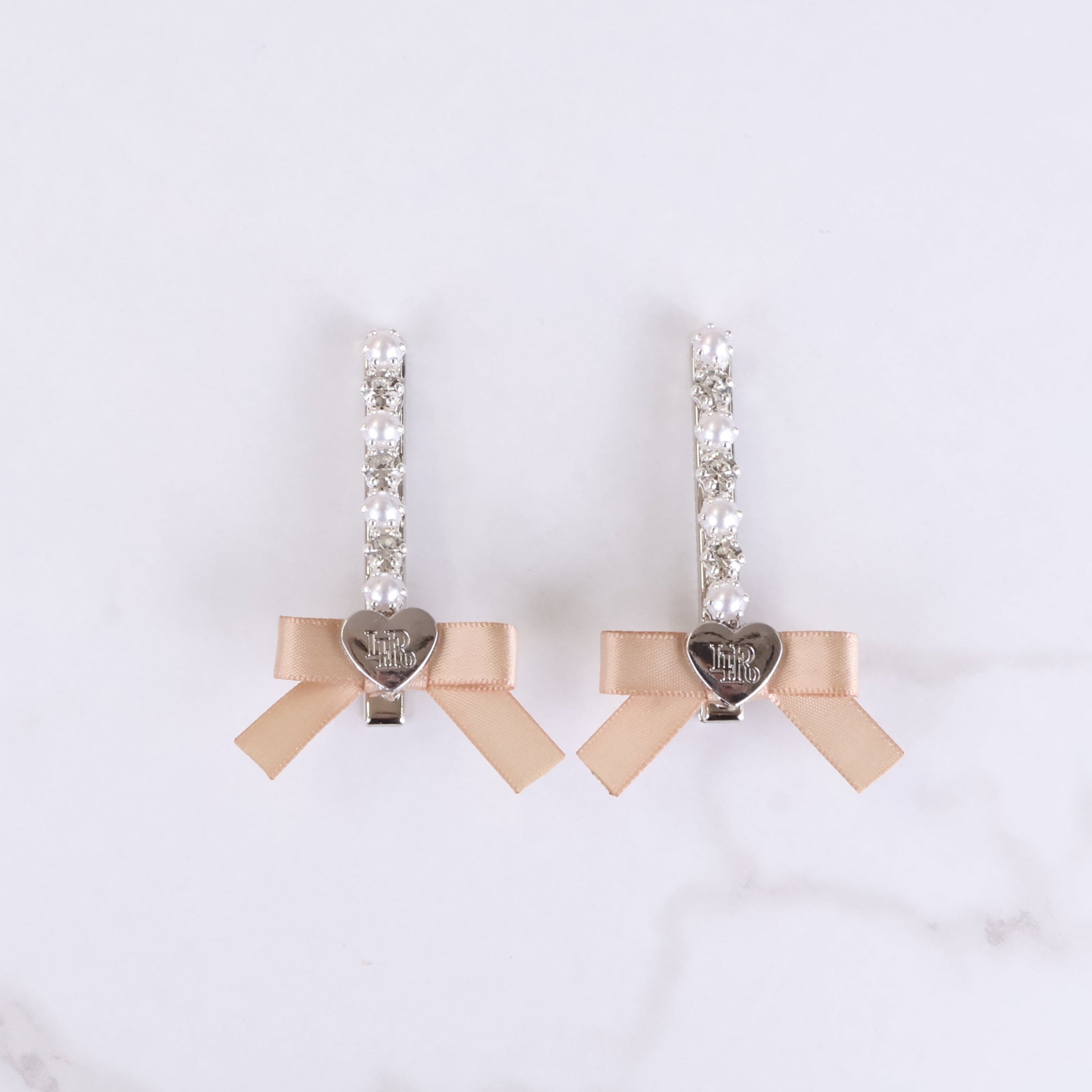 《LAFARY closet》ハートリボンヘアクリップ