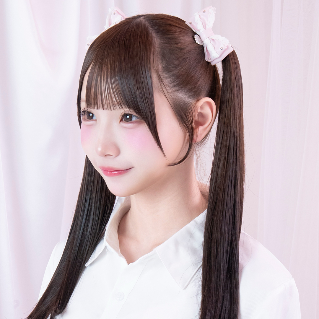 《ビビちゃん×mine》ハートレザーフリルリボン