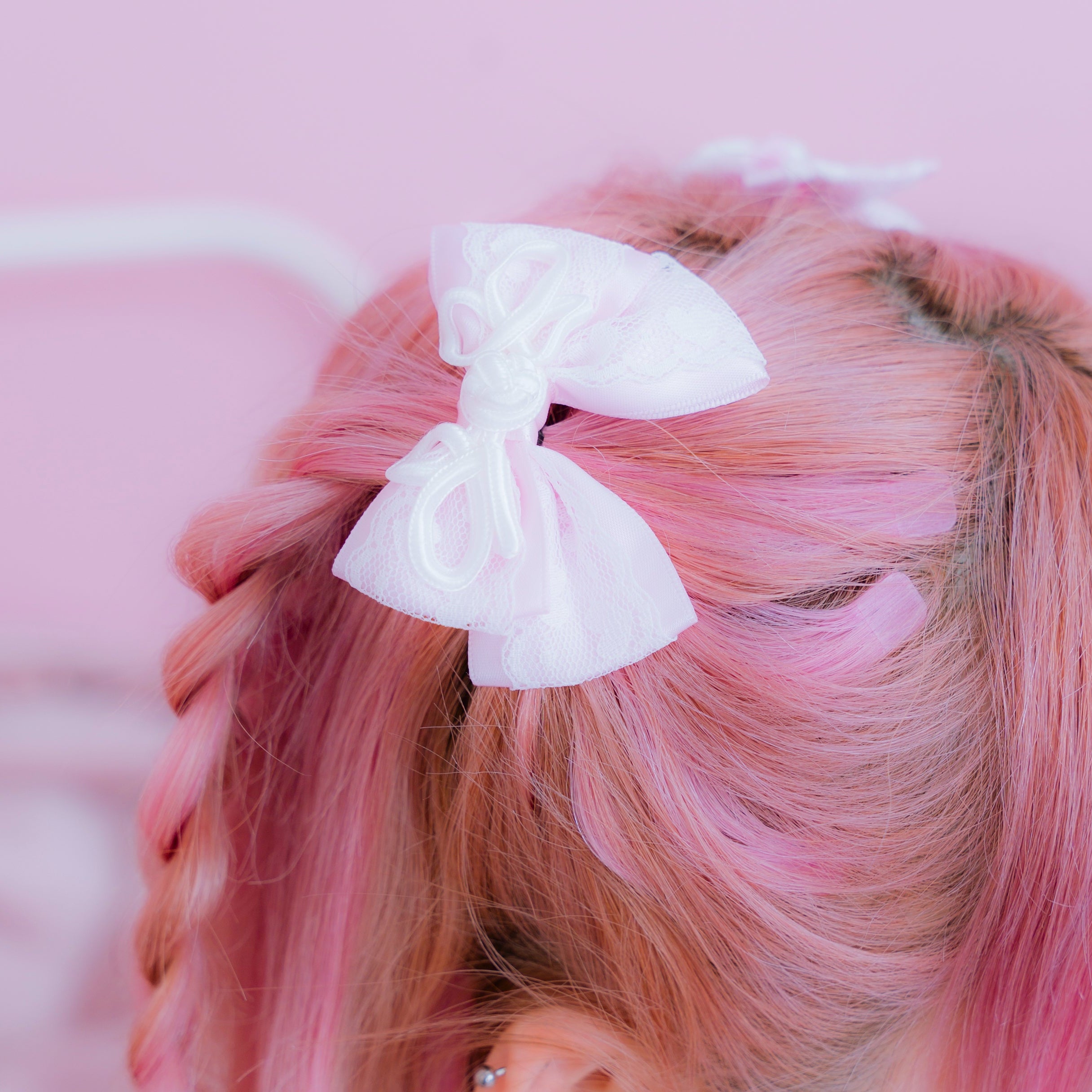 《mine》チャイナハートレースリボン