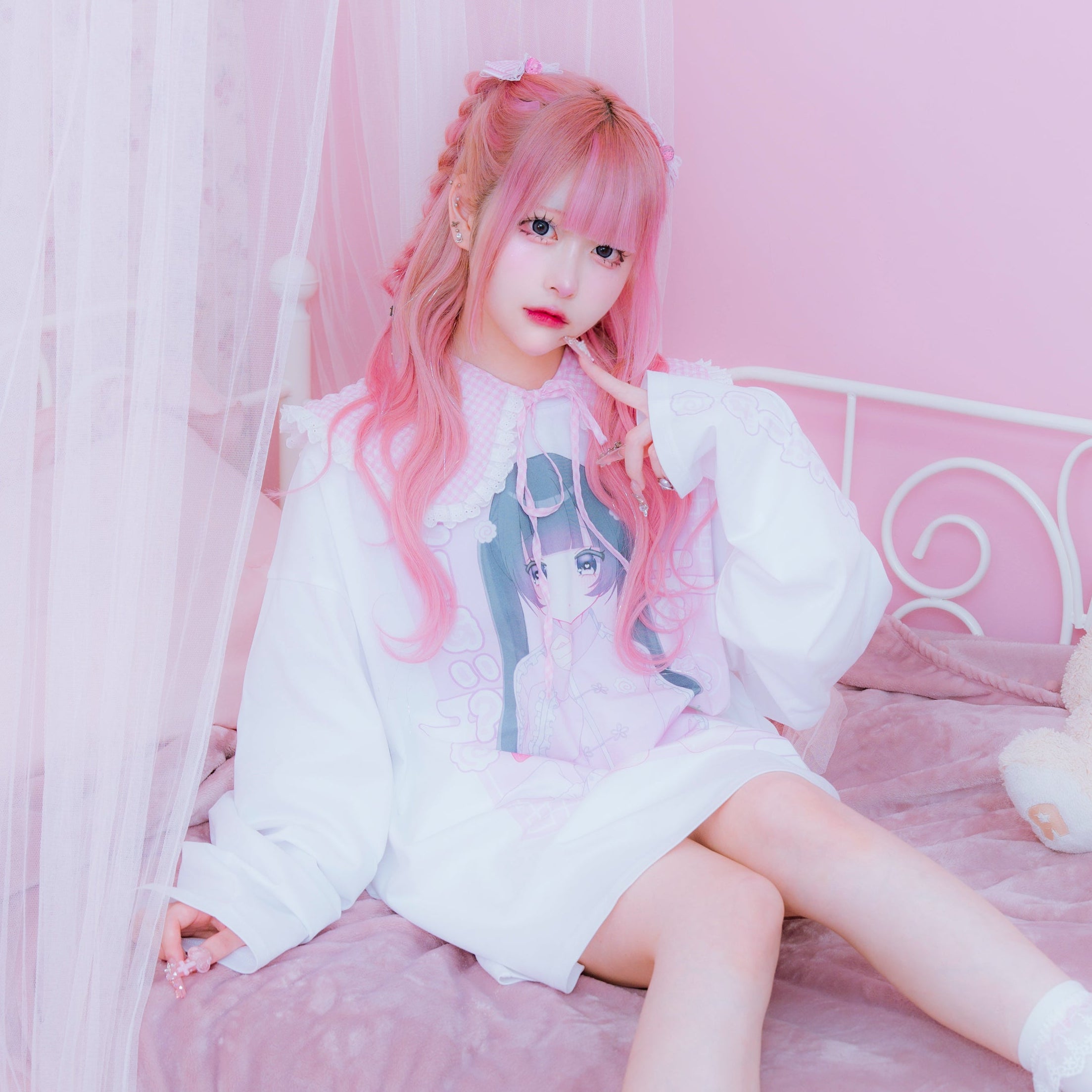 《mine》ちゃおくーあいロングTシャツ