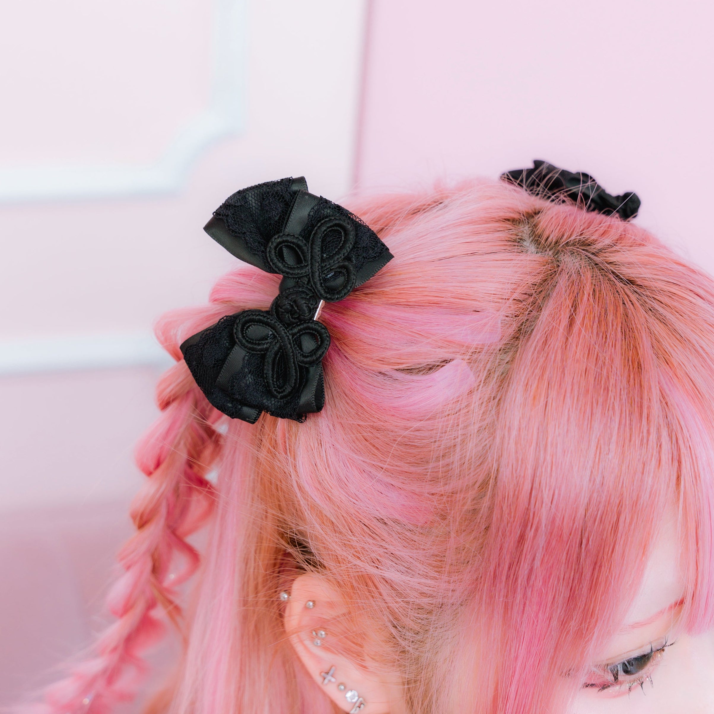 《mine》チャイナハートレースリボン