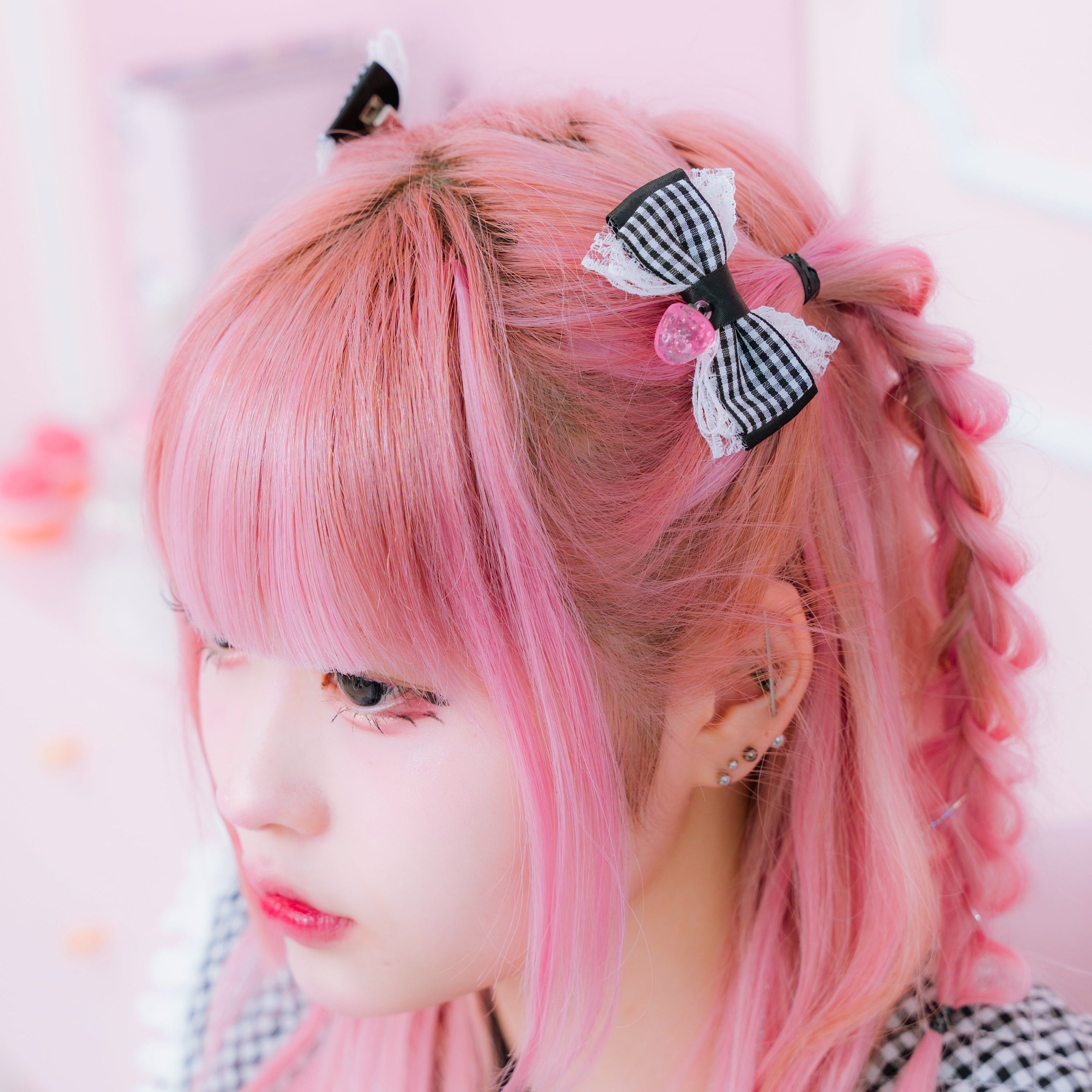可愛いリボン୨୧࿐ ♡ゆめかわいい CandyHearts リボンヘアゴム♡ ヘアゴム AMEIRO 通販