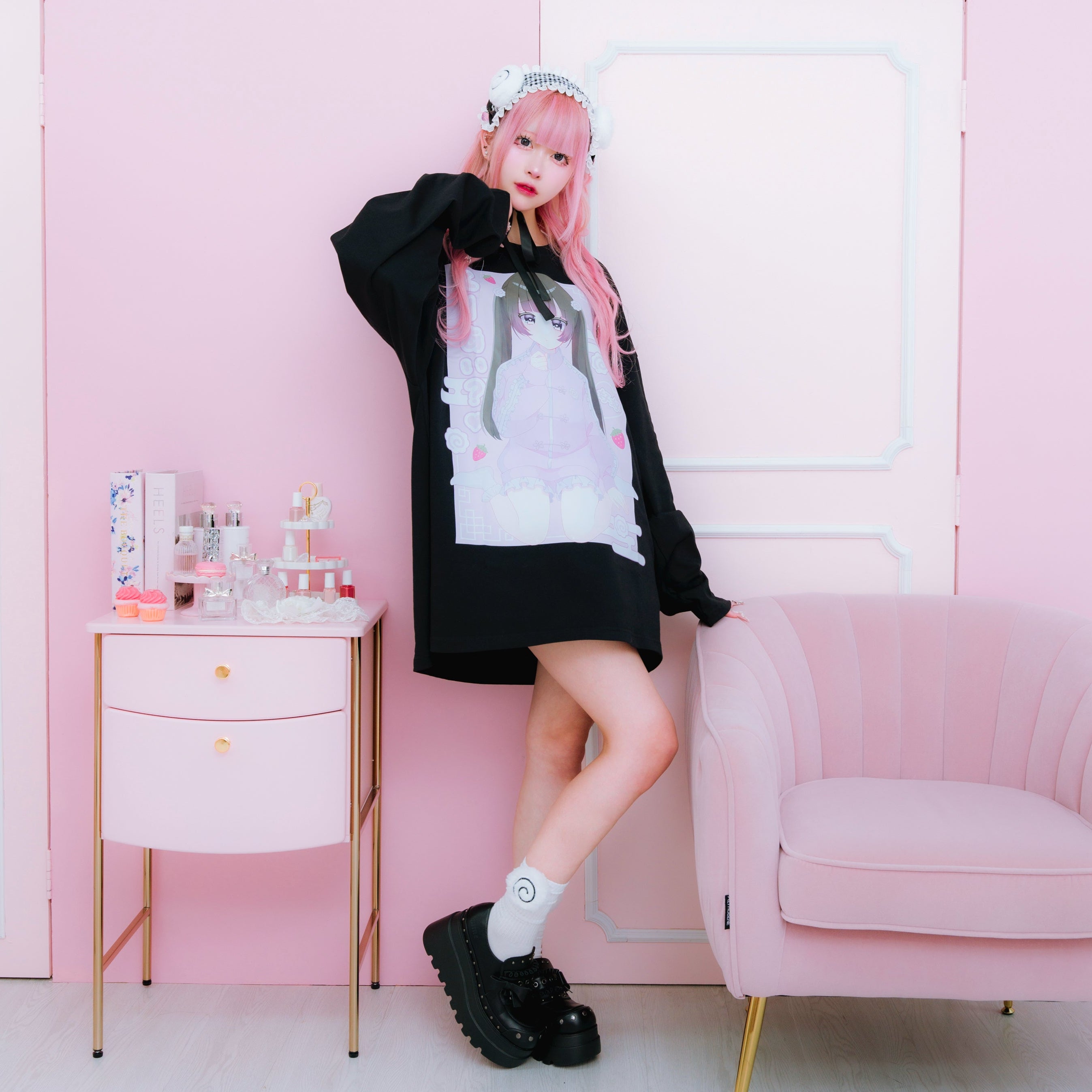 mine》ちゃおくーあいロングTシャツ- LAFARY ONLINE