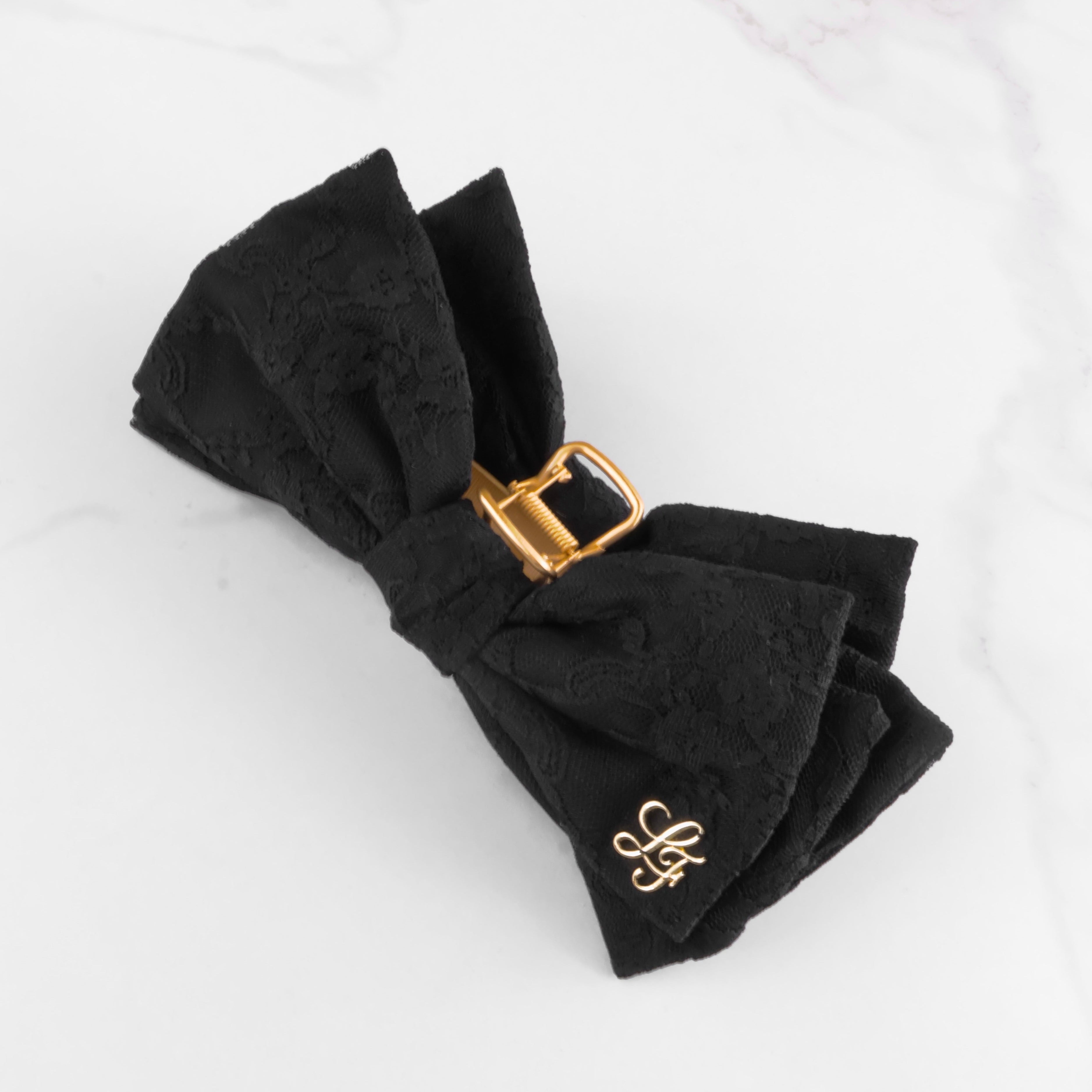 LAFARY closet》レースリボンバンスクリップ- LAFARY ONLINE