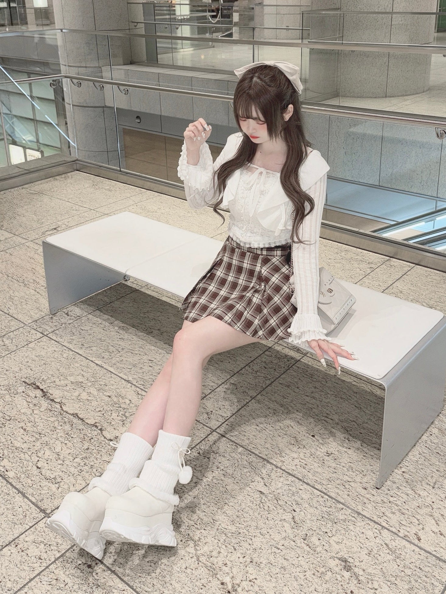 LAFARY》ボックスプリーツスカート- LAFARY ONLINE