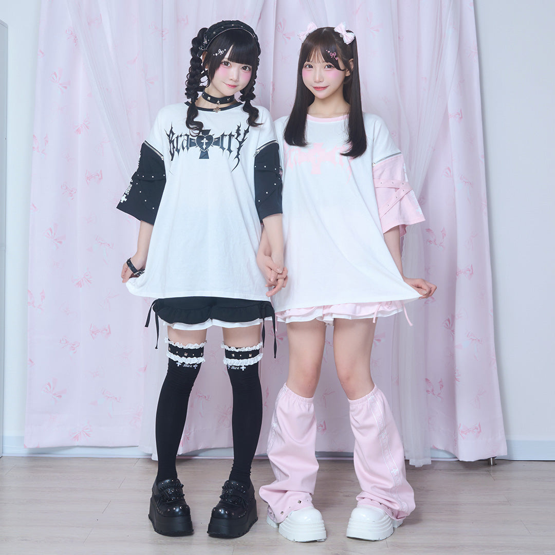 《mine》BrattYジップTシャツ