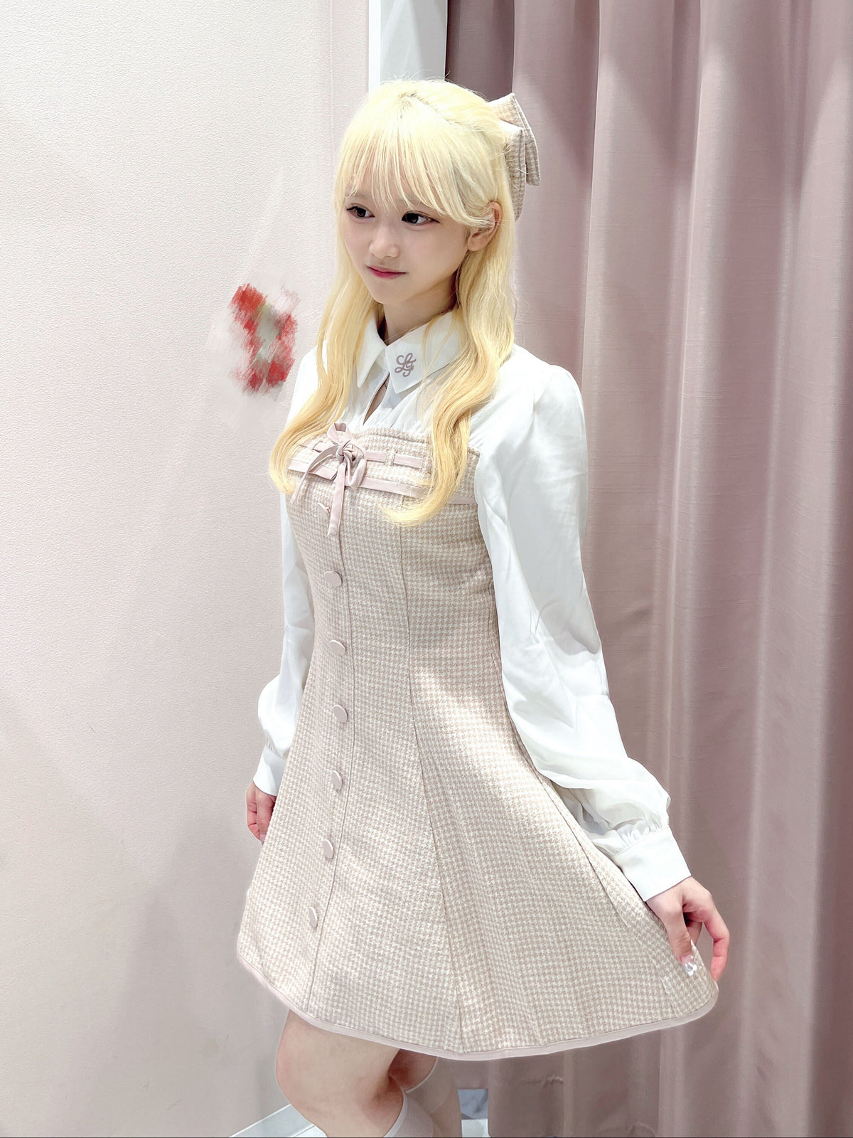 《LAFARY closet》シャツドッキングワンピース