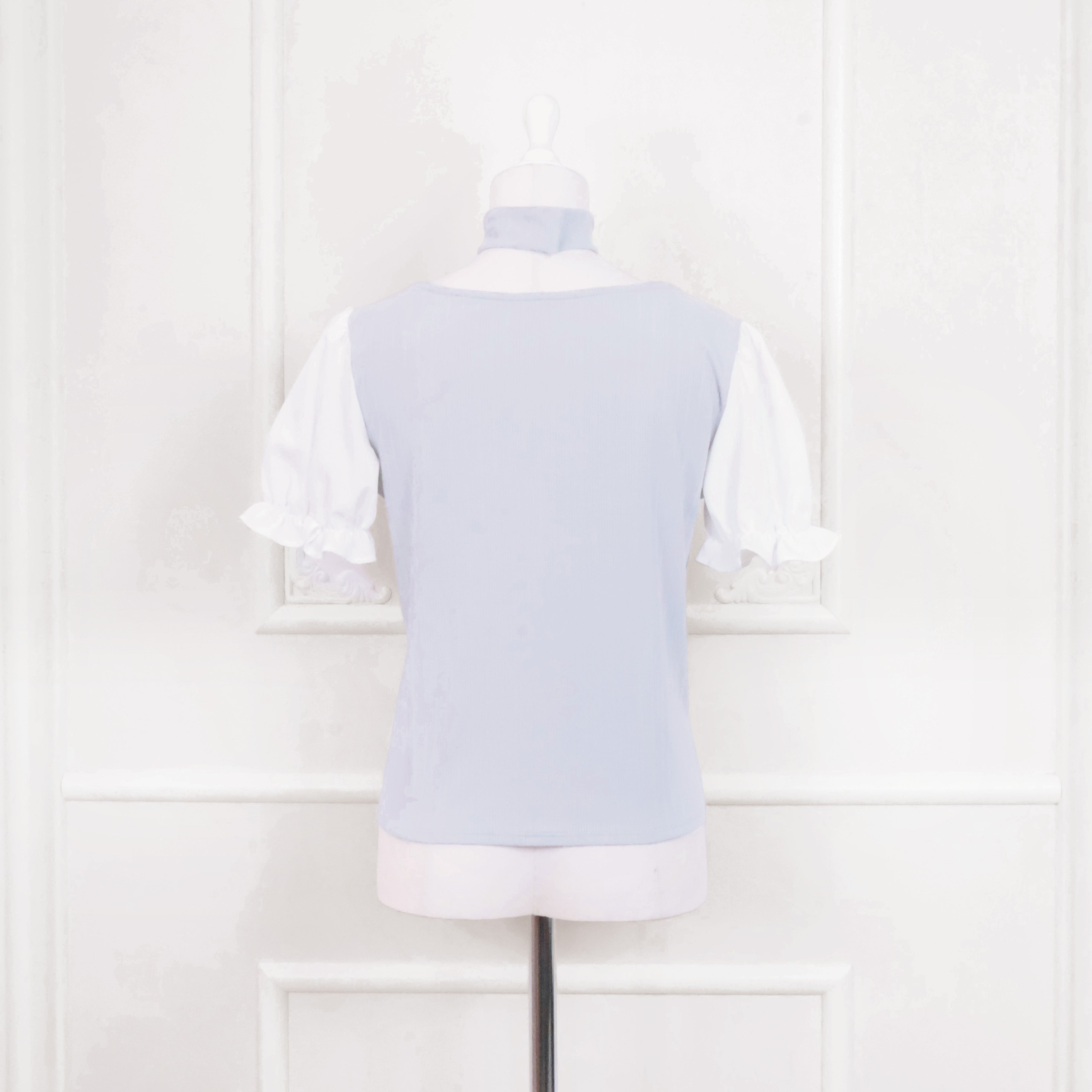 《LAFARY closet》リボンリブトップス