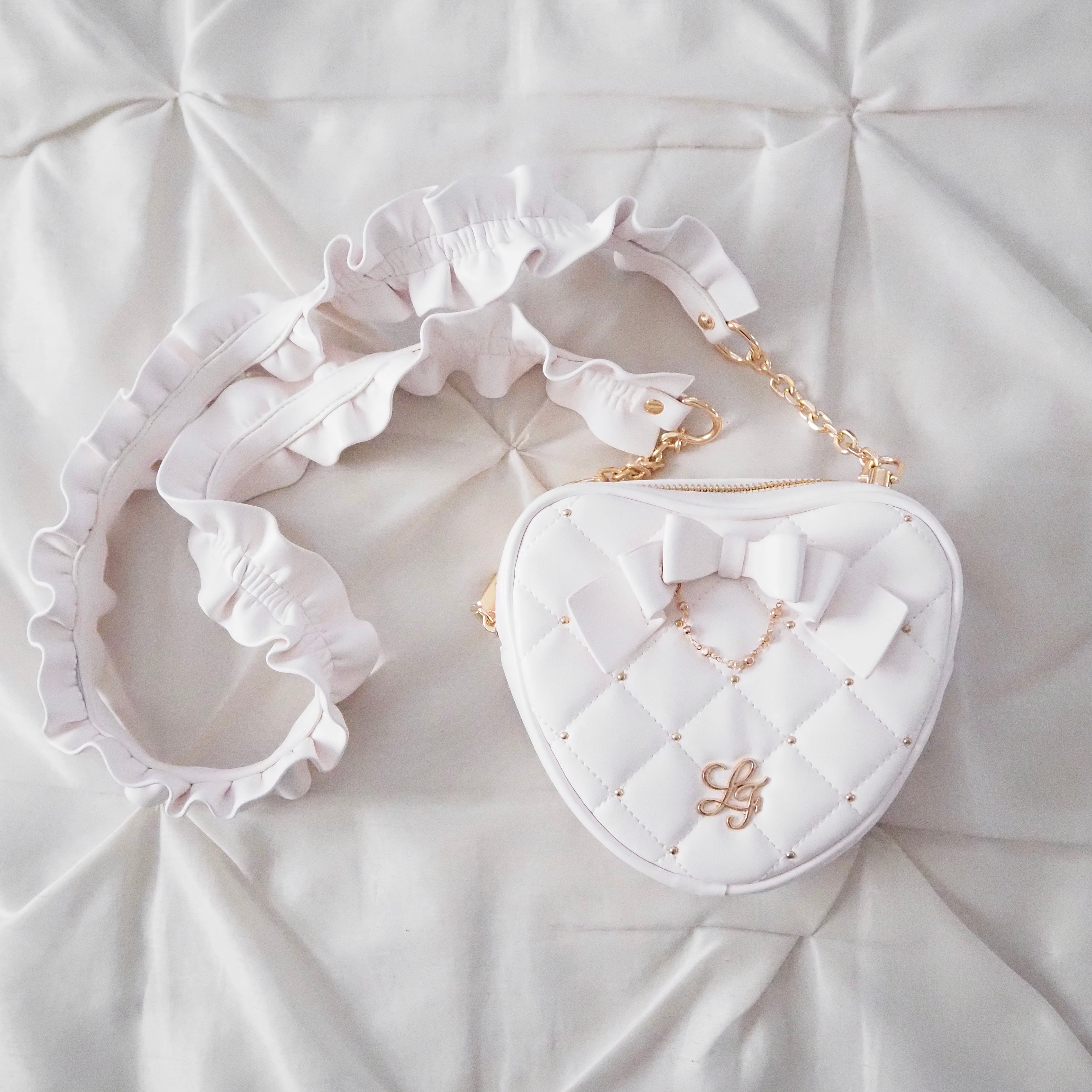 《LAFARY》キルティングハートショルダー