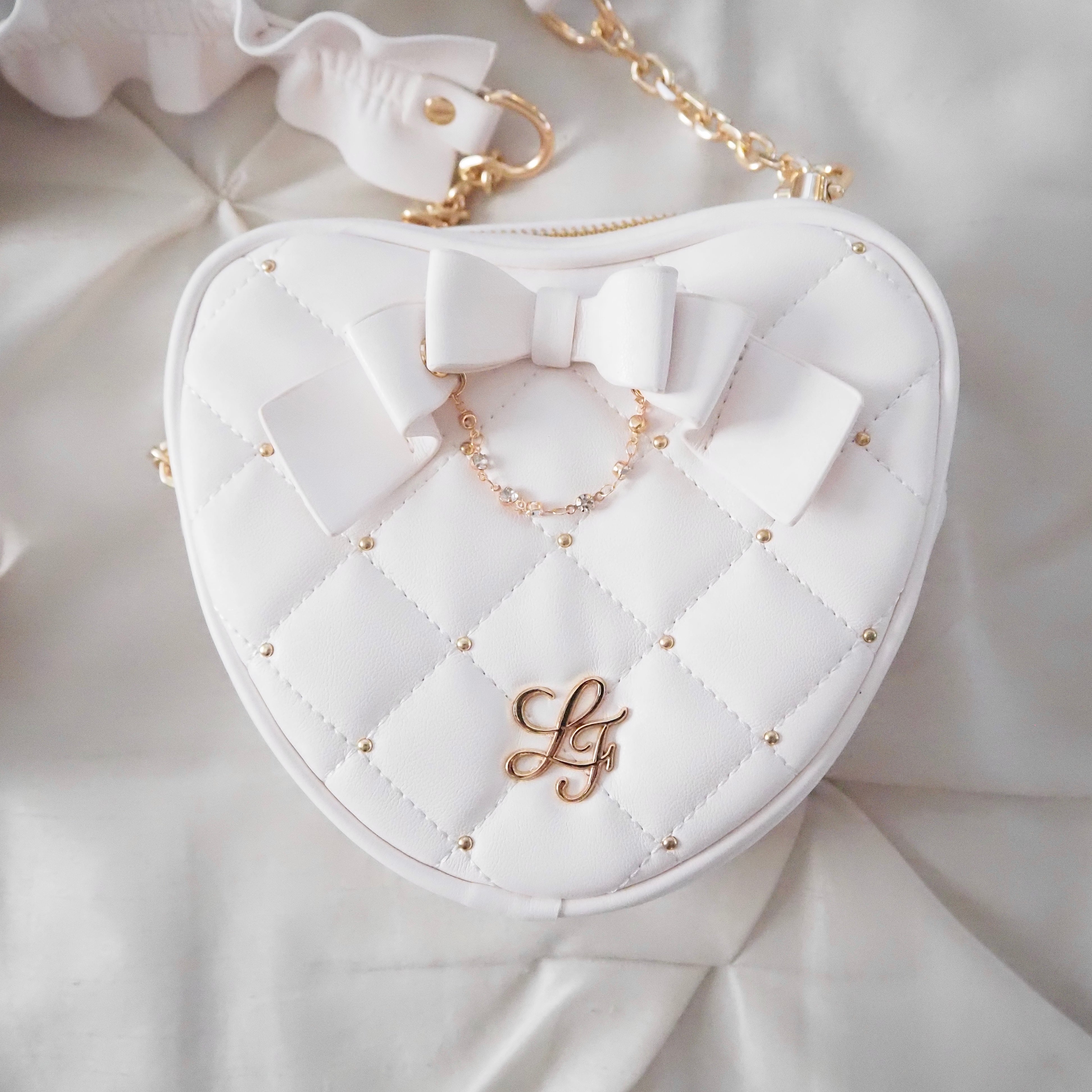 《LAFARY》キルティングハートショルダー