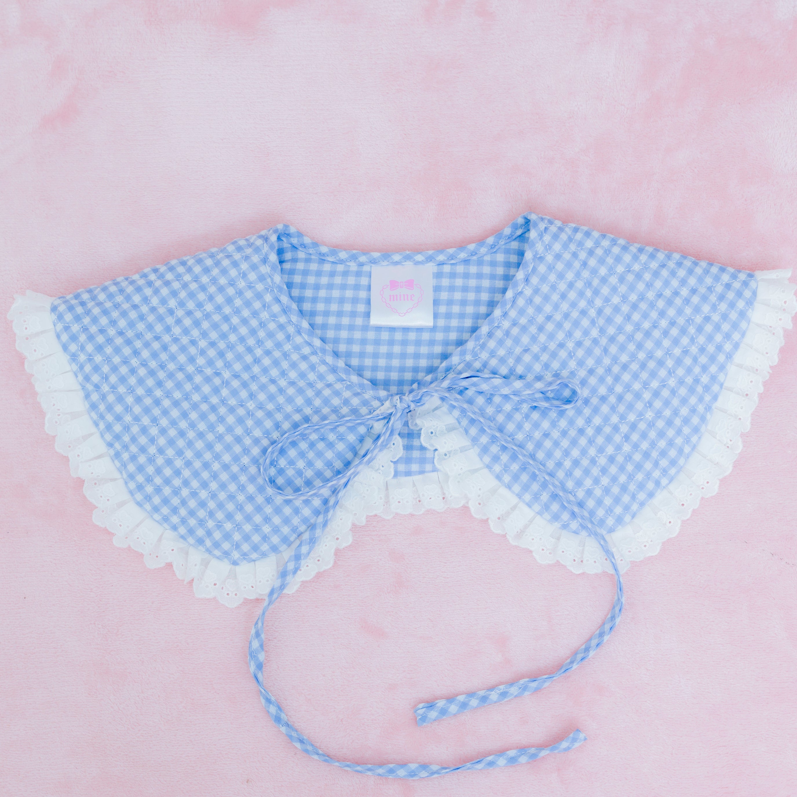 《mine》キルティングチェック付け襟