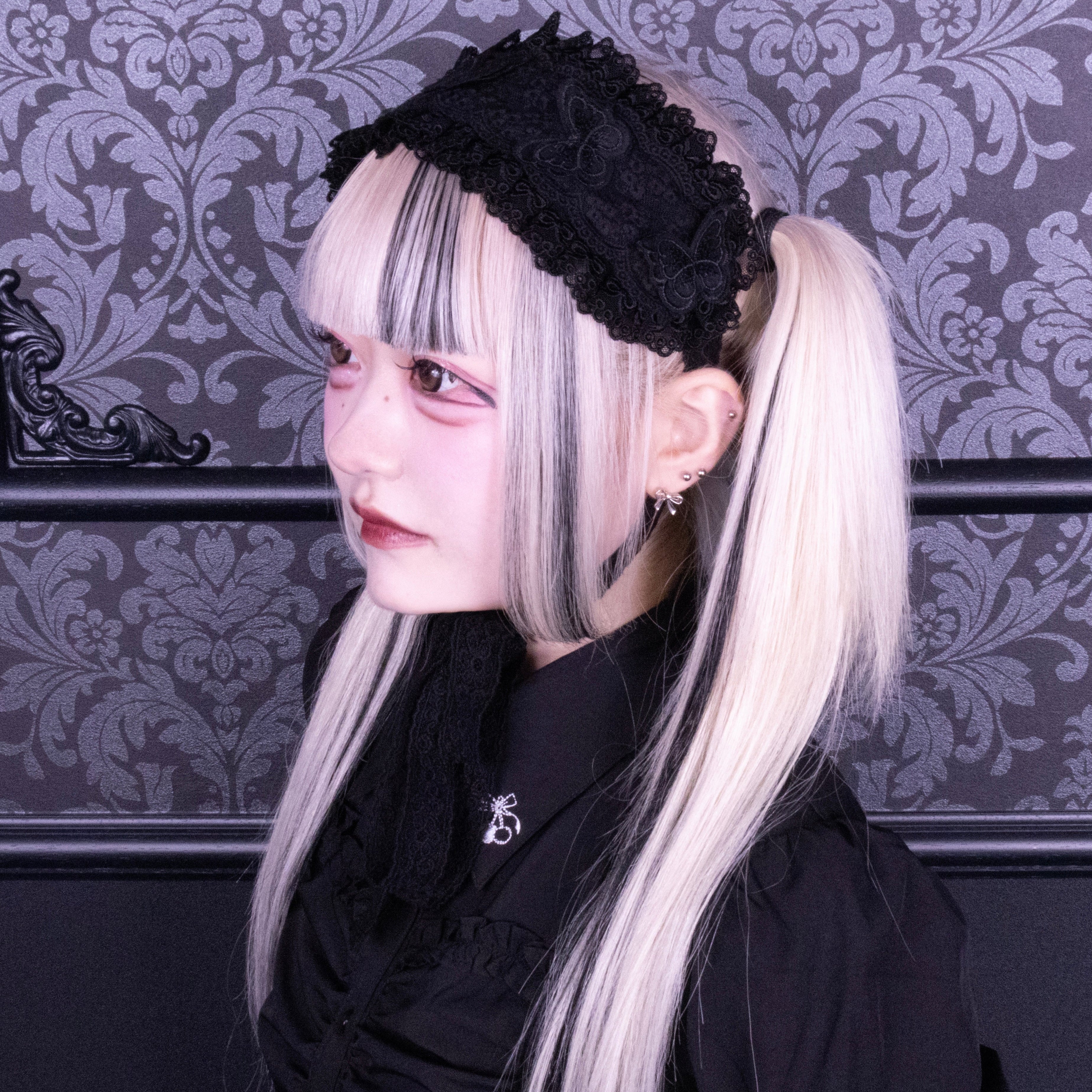《mine》レースチュールヘッドドレス
