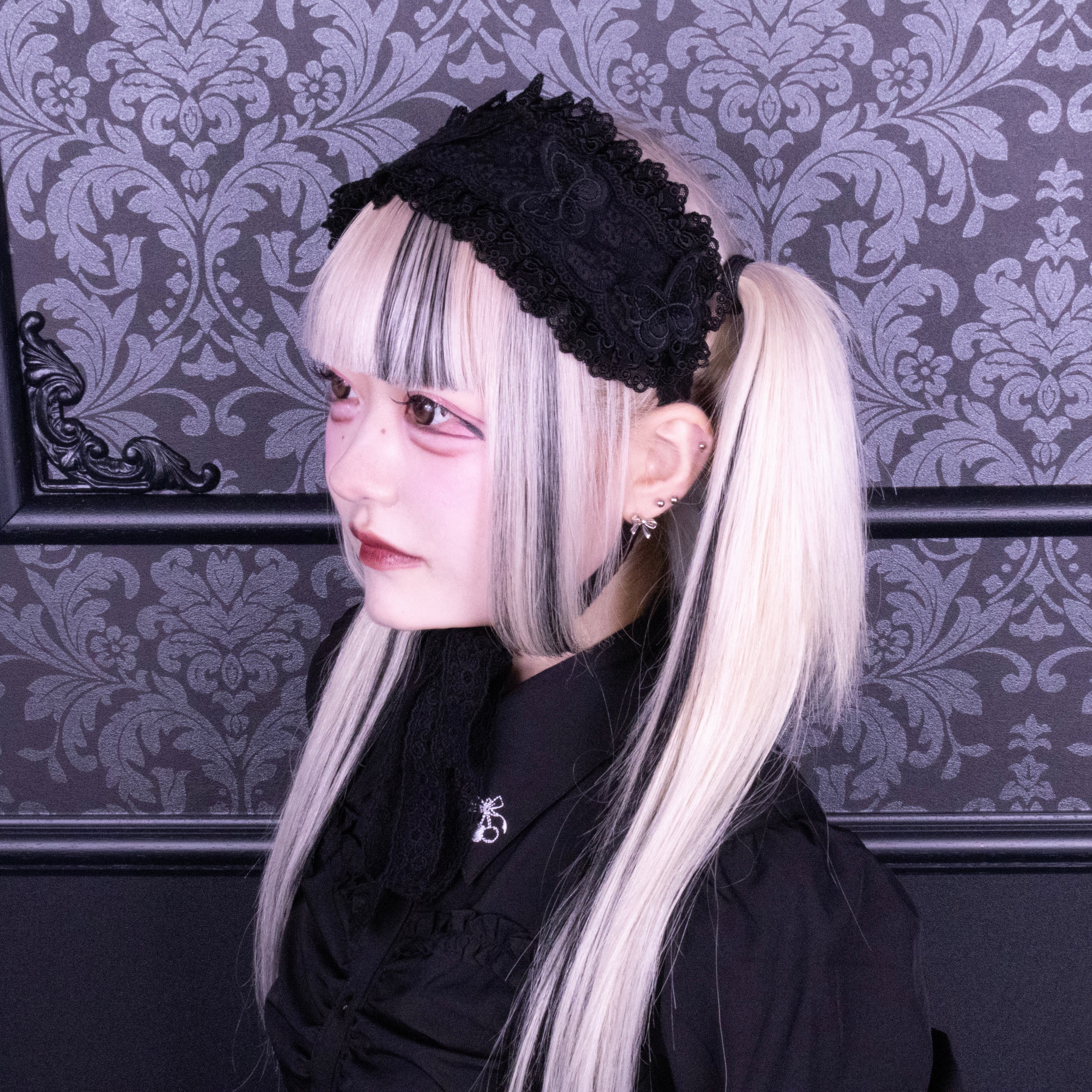 《mine》レースチュールヘッドドレス