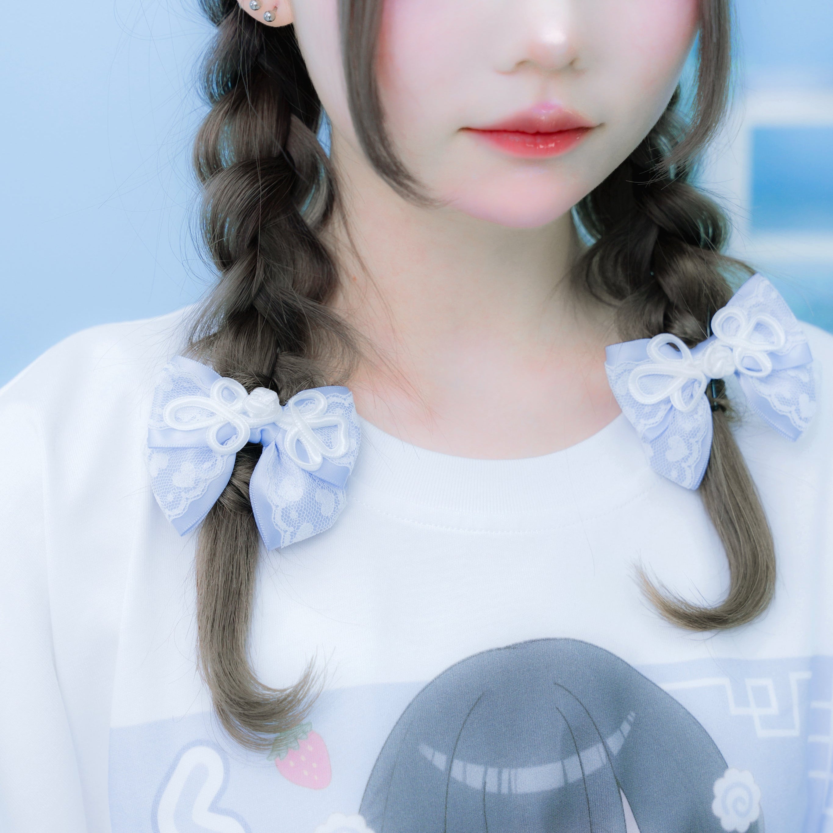 《mine》チャイナハートレースリボン