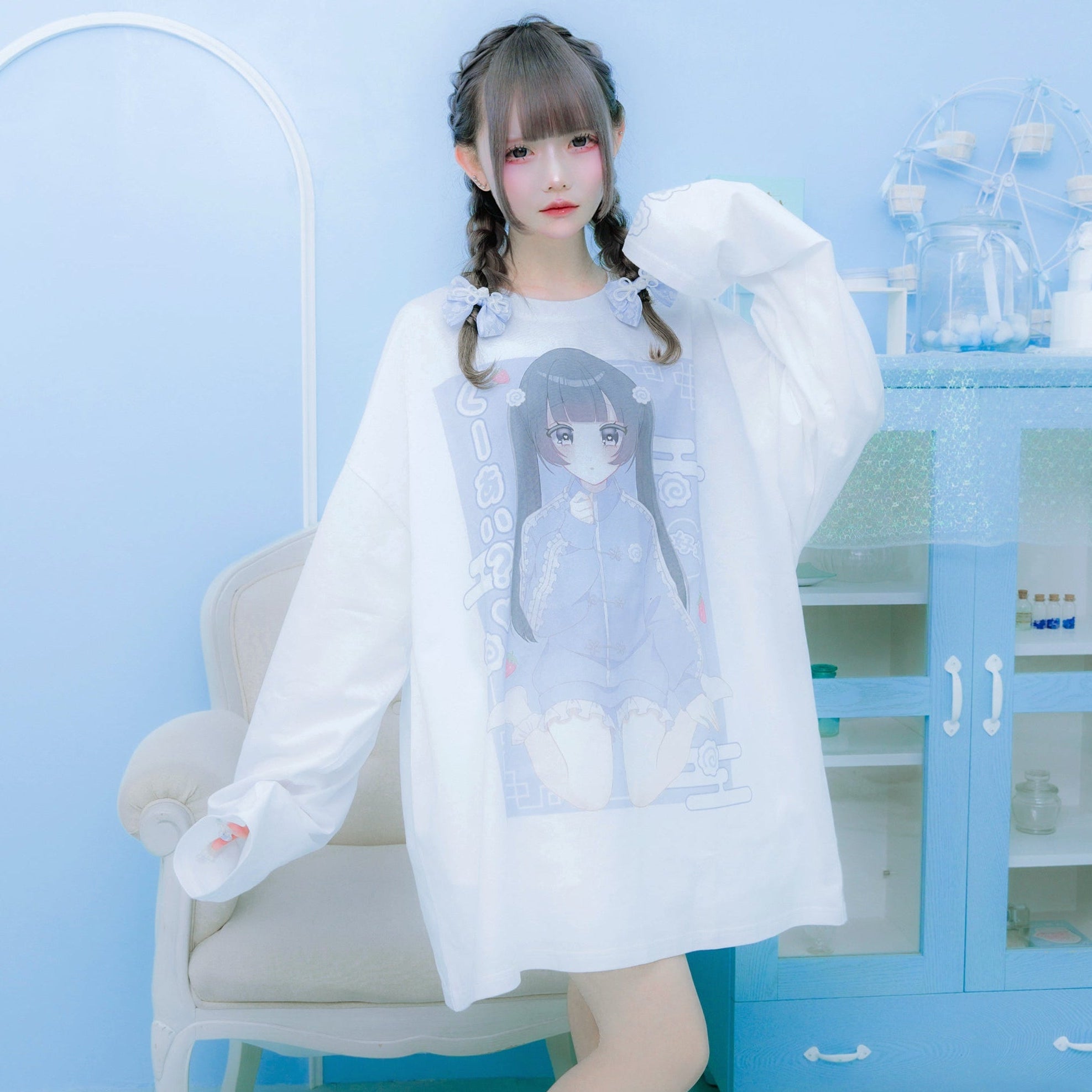 mine》ちゃおくーあいロングTシャツ- LAFARY ONLINE