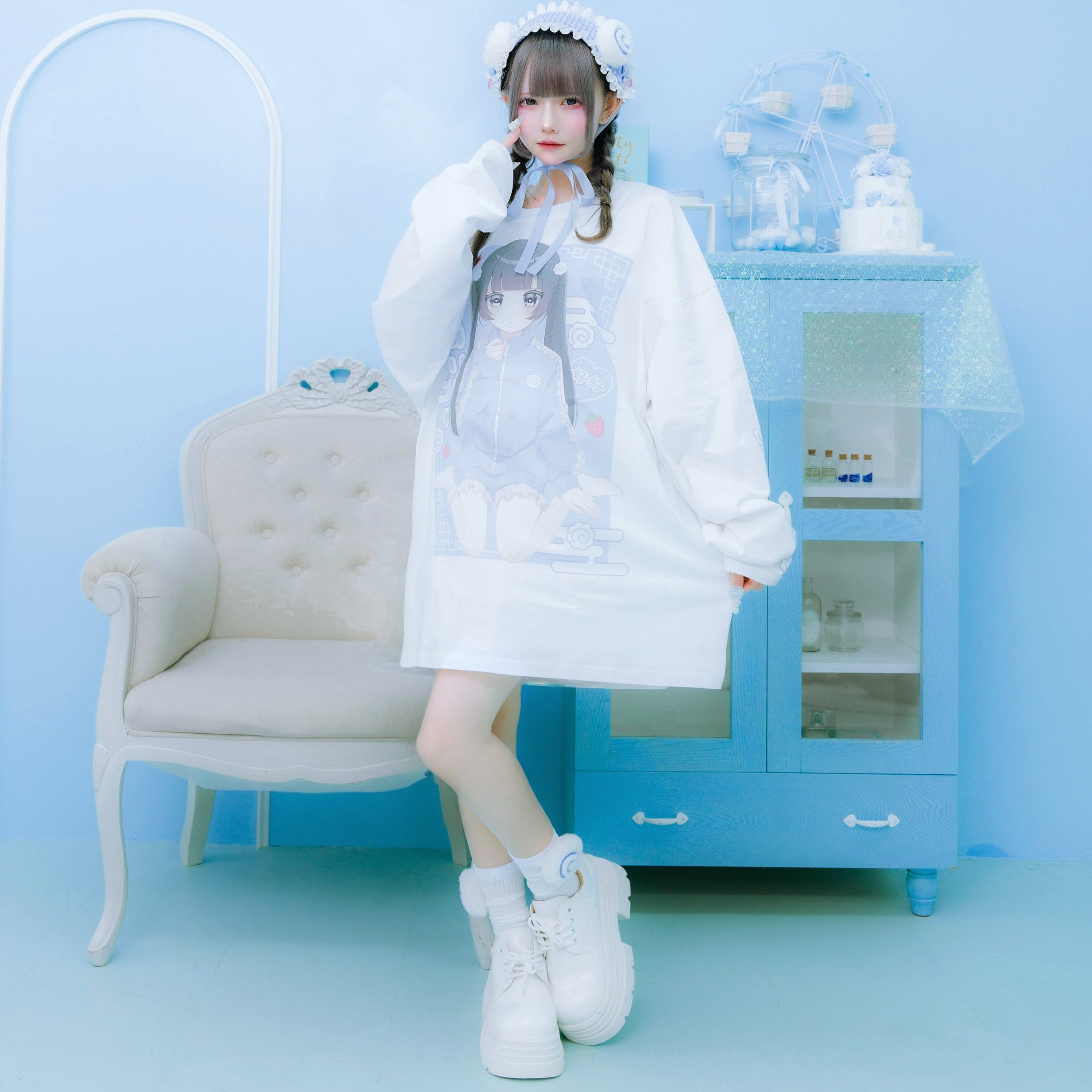 mine》ちゃおくーあいロングTシャツ- LAFARY ONLINE