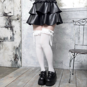 《mine》チャーム付きロリィタ　ソックス[オーバーニー] 1