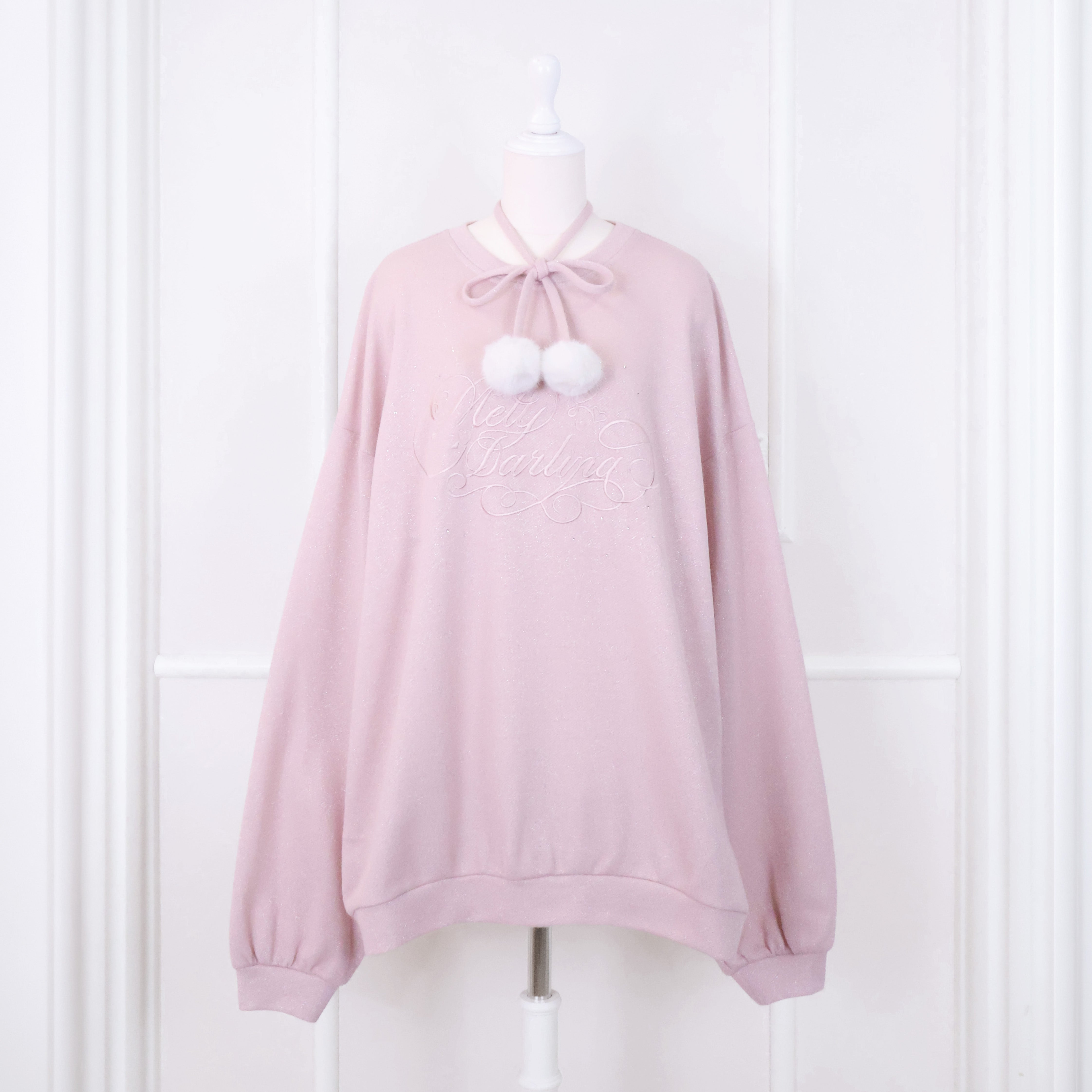 《LAFARY closet》ポンポンロゴプルオーバー