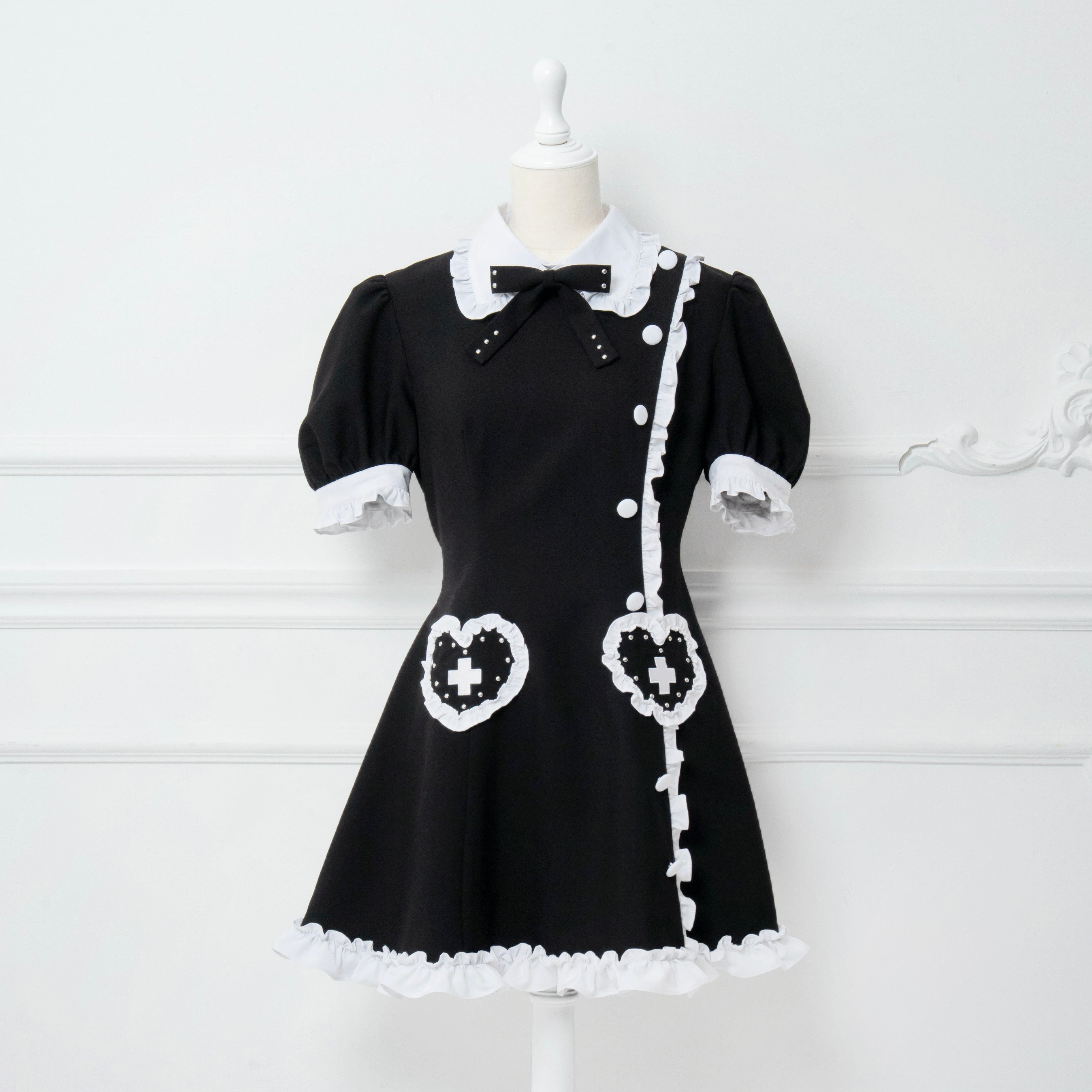 中華ロリィタ PSYCHE MANIE ナース風ワンピース mine》ナースハートワンピース- LAFARY ONLINE
