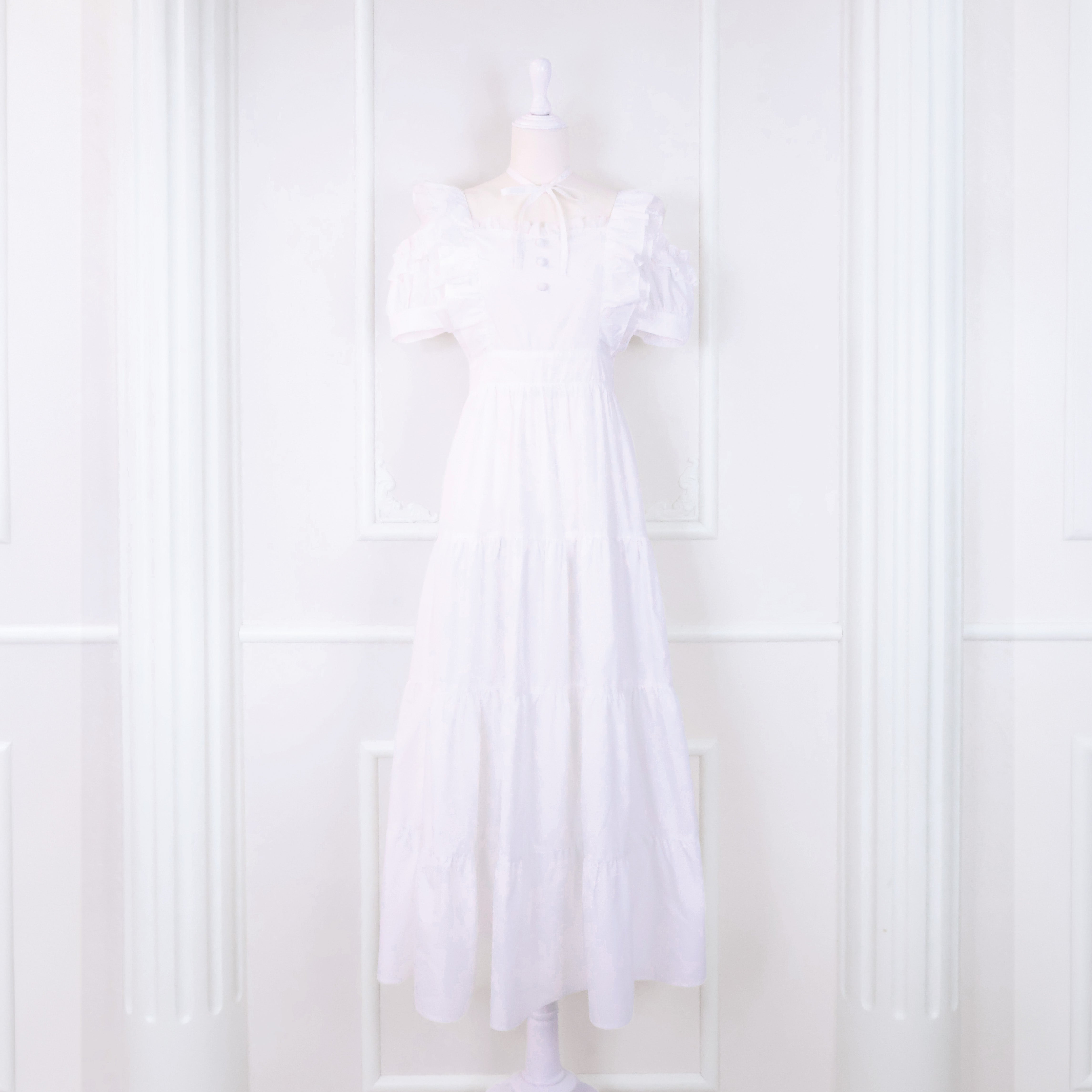 《LAFARY closet》ティアードロングワンピ