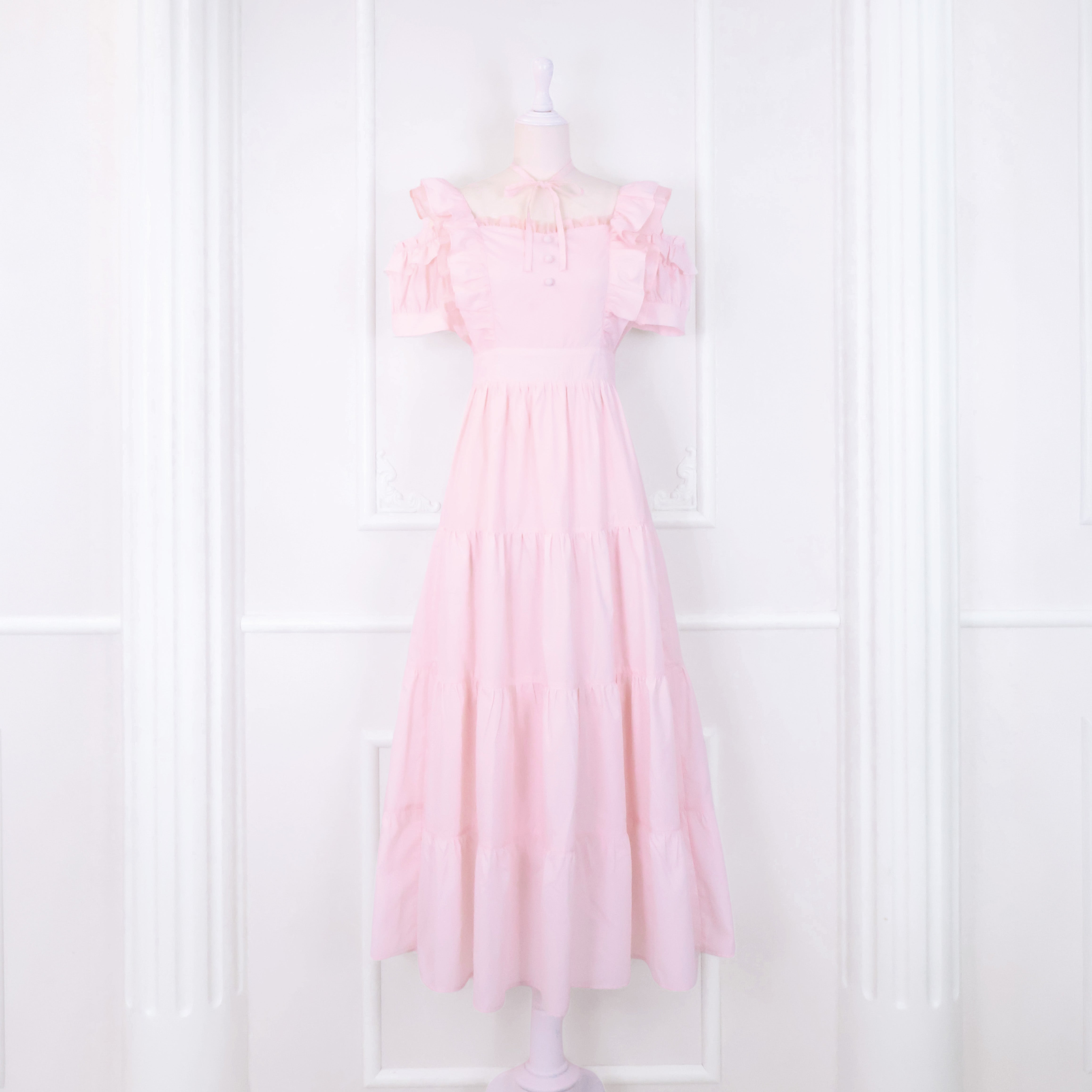《LAFARY closet》ティアードロングワンピ