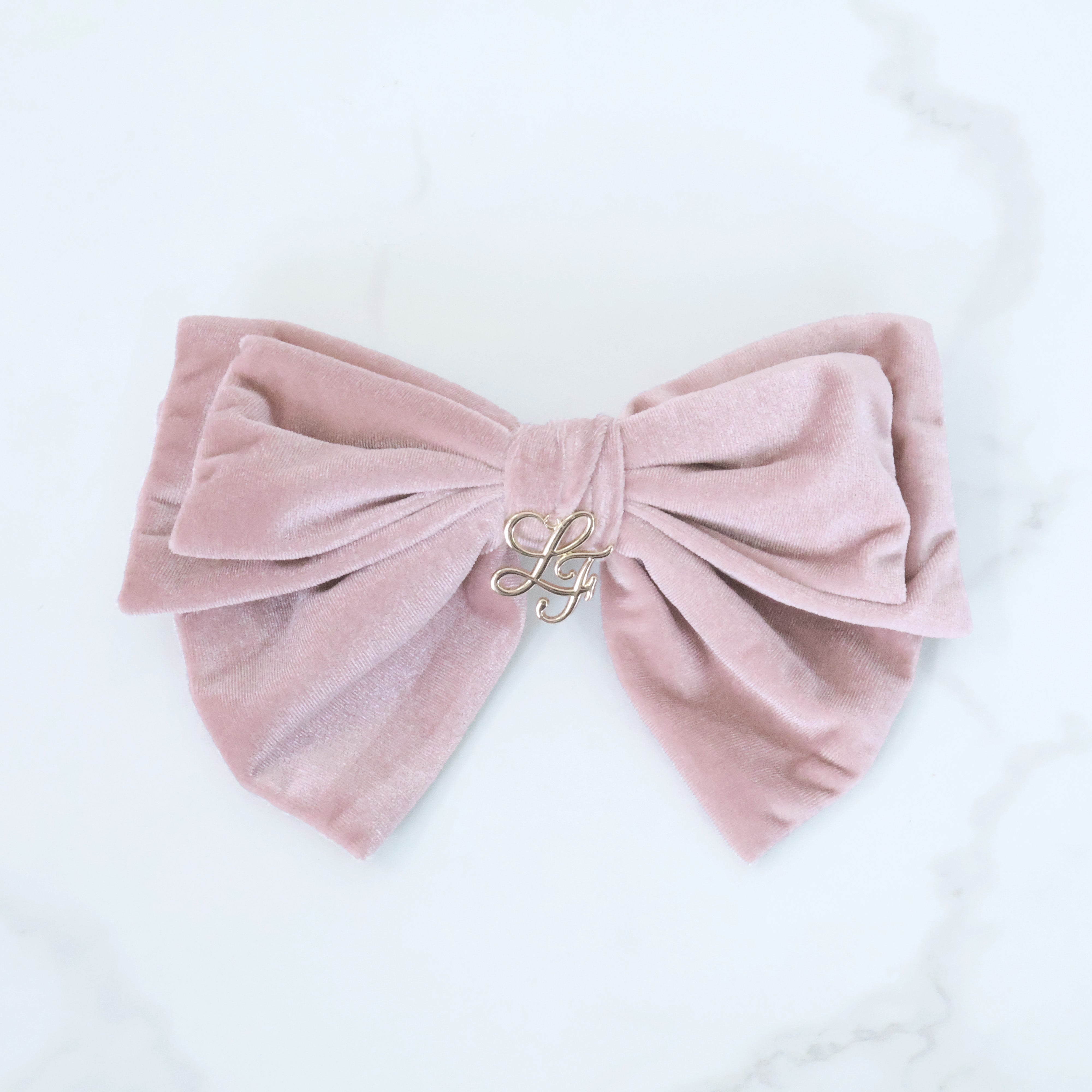 《LAFARY closet》ベロアリボンバレッタ