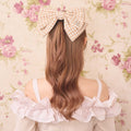 《LAFARY closet》ギンガムリボンバレッタ
