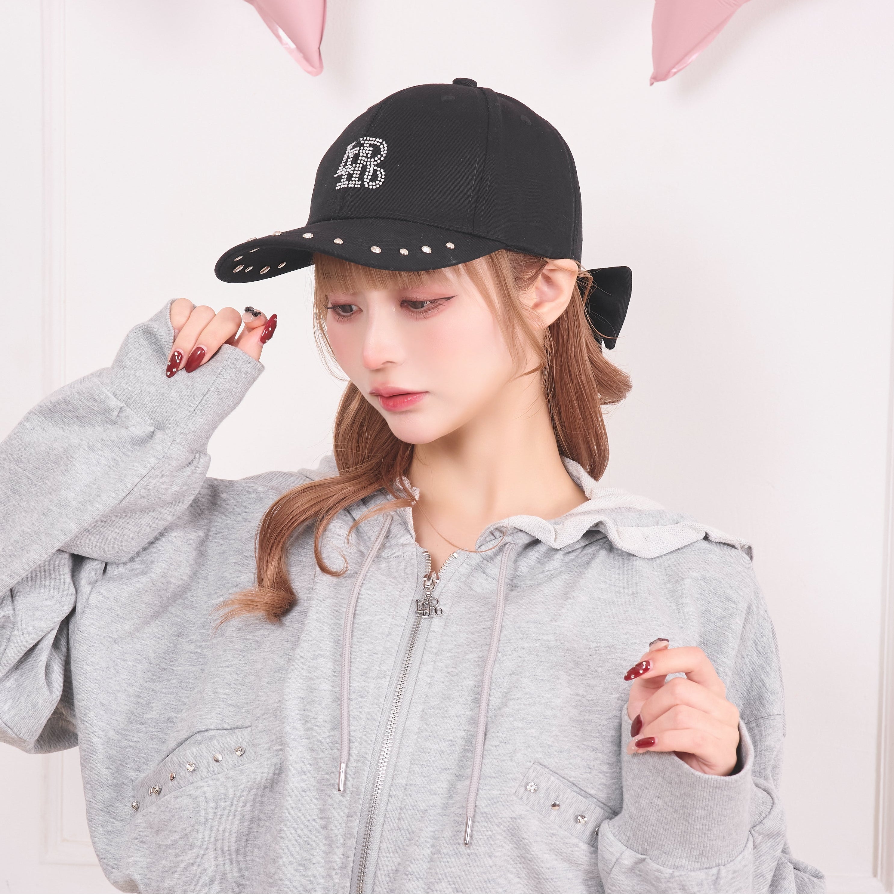 《LAFARY closet》ロゴスタッズキャップ