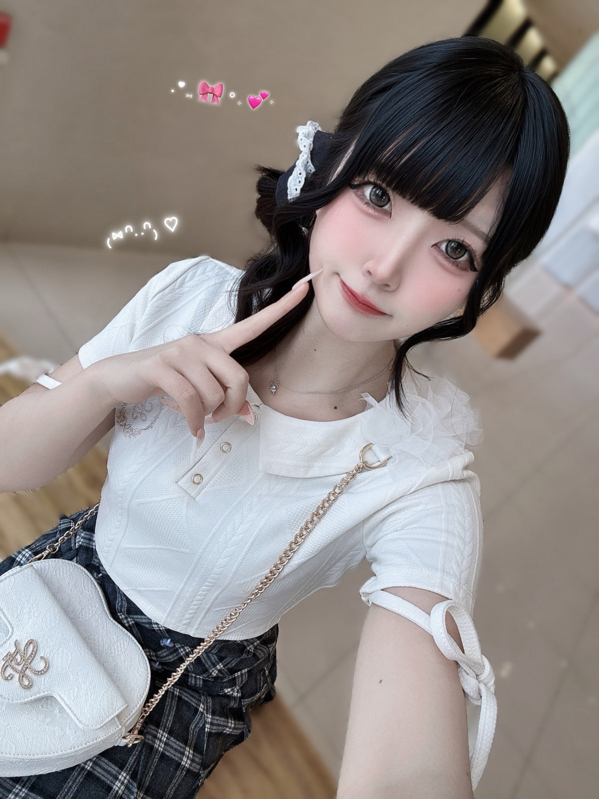 《LAFARY closet》エンブレムポロトップス