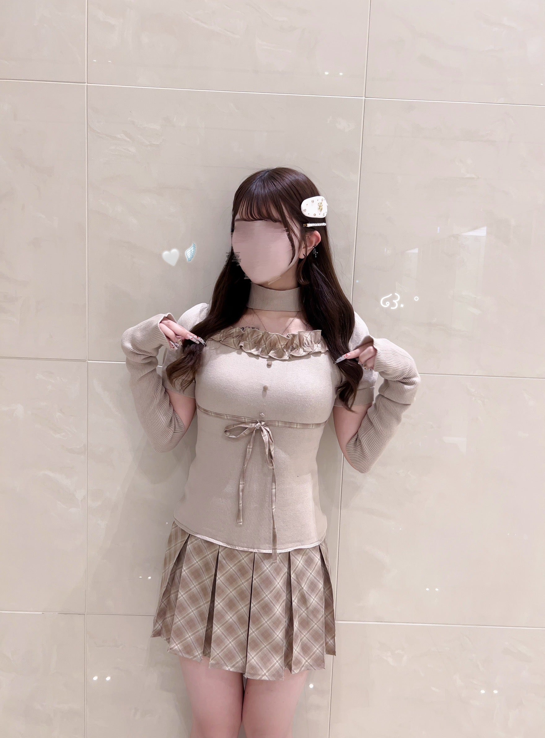 《LAFARY》ドッキングニットワンピース