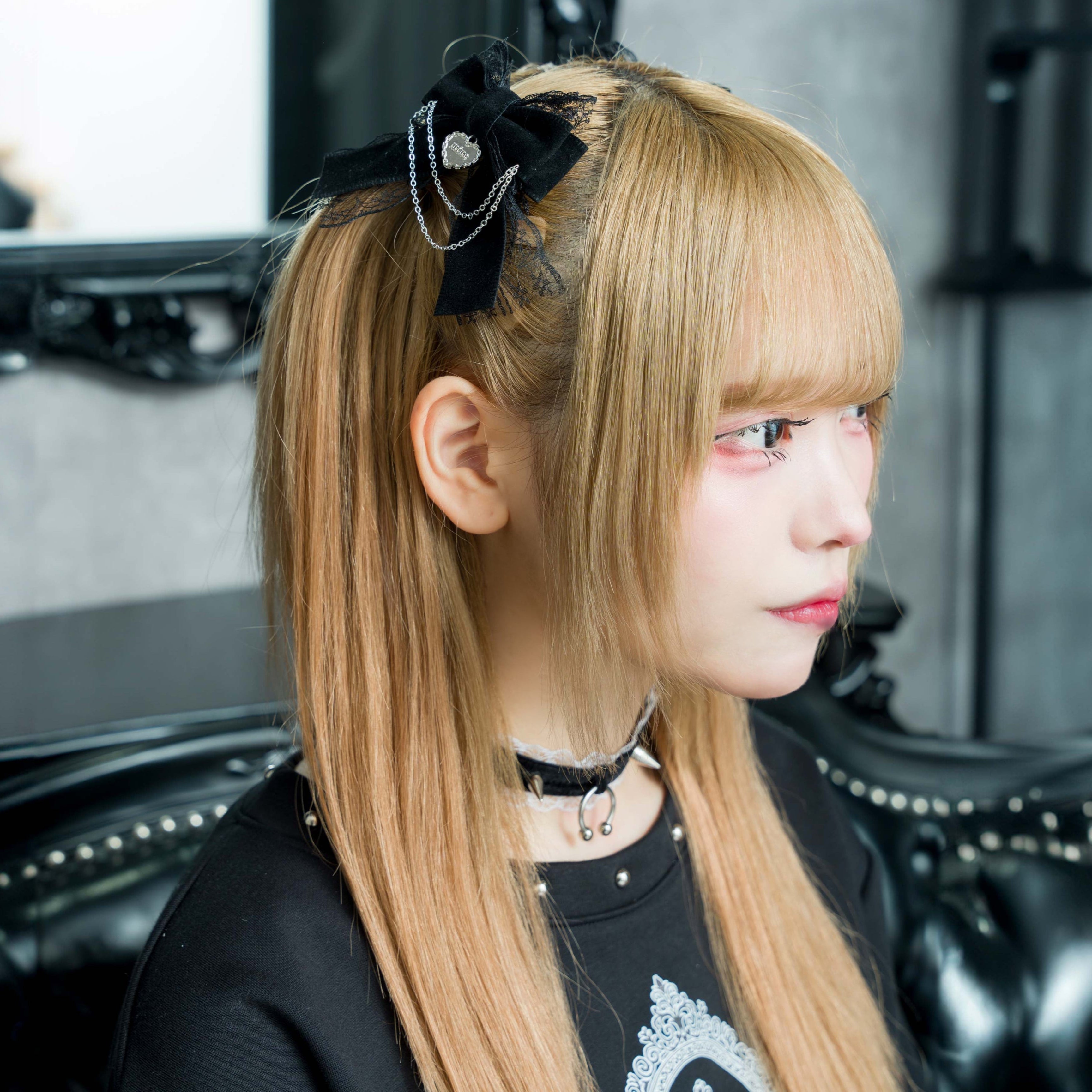 《mine》ゴシックベロアリボン