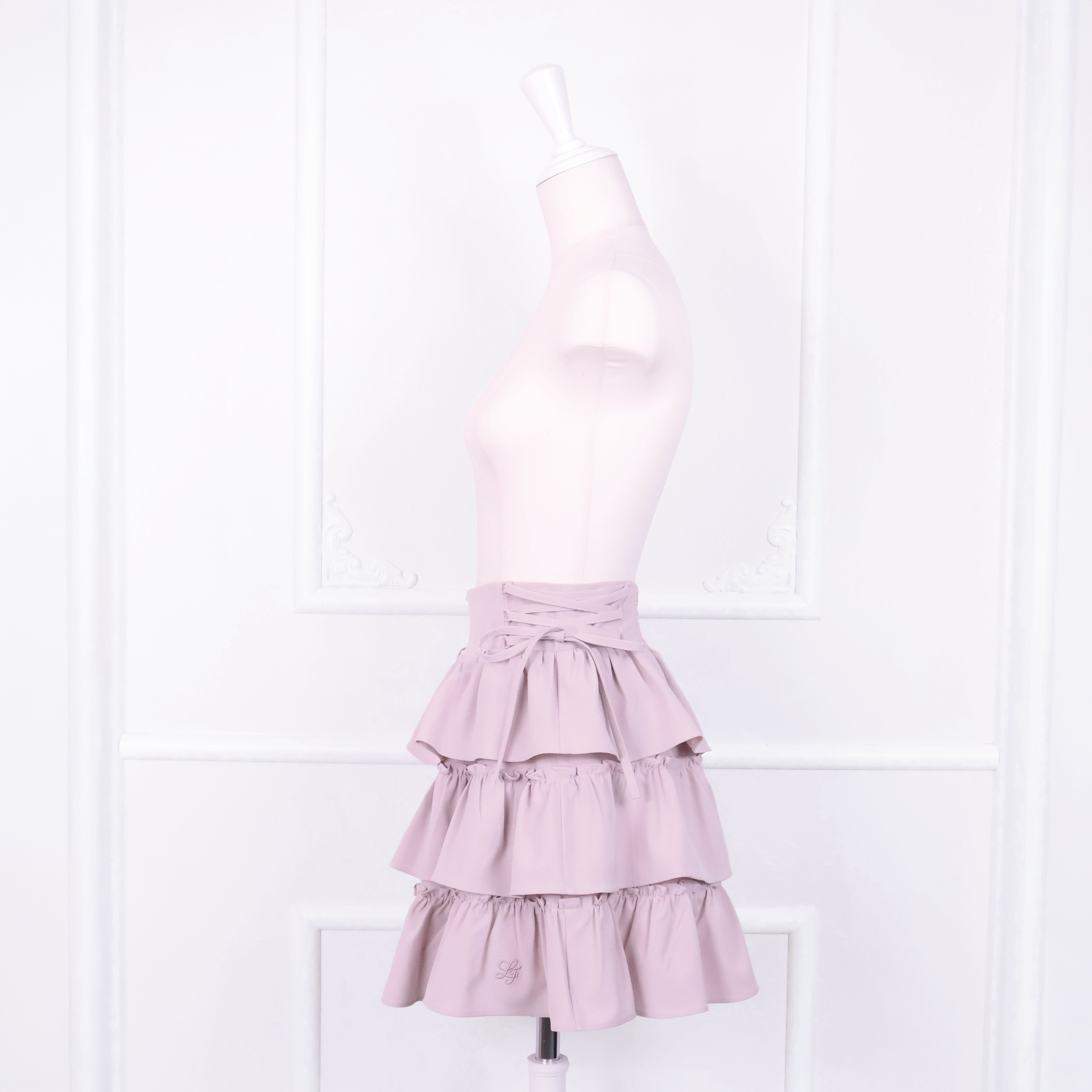 《LAFARY closet》スピンドルティアードスカパン