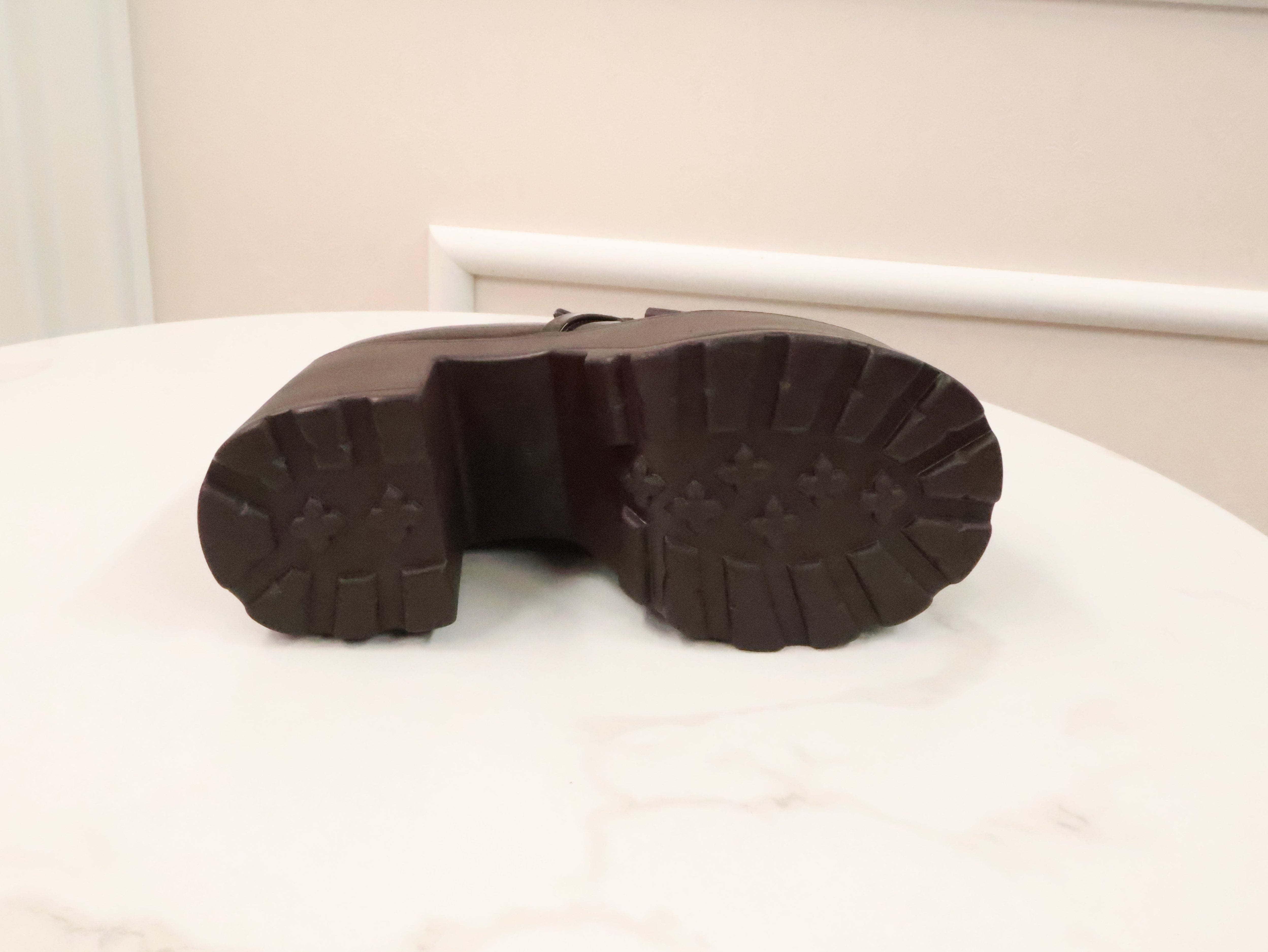 《LAFARY》ロゴリボン厚底ローファー