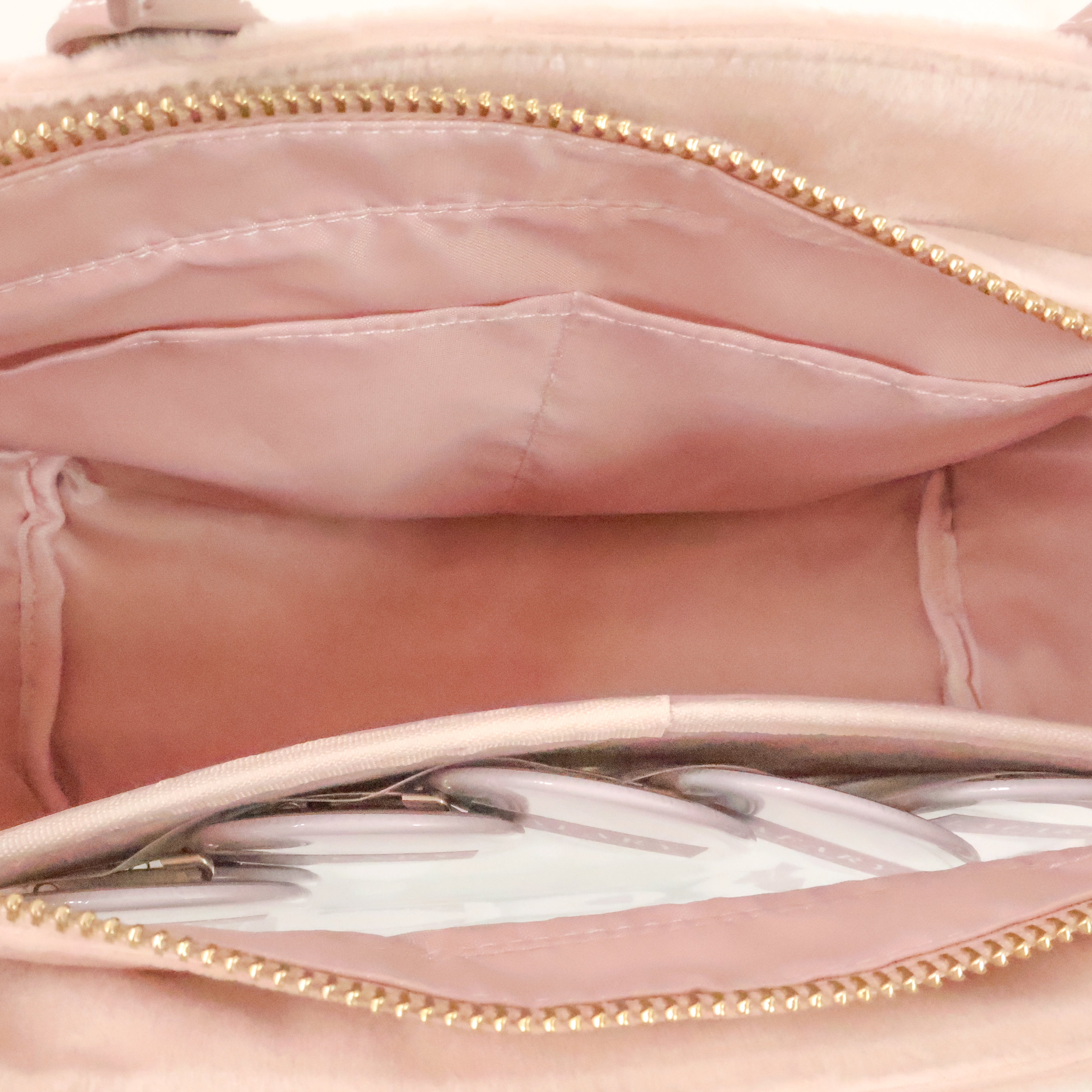 《LAFARY》ベルベットフリルバッグ