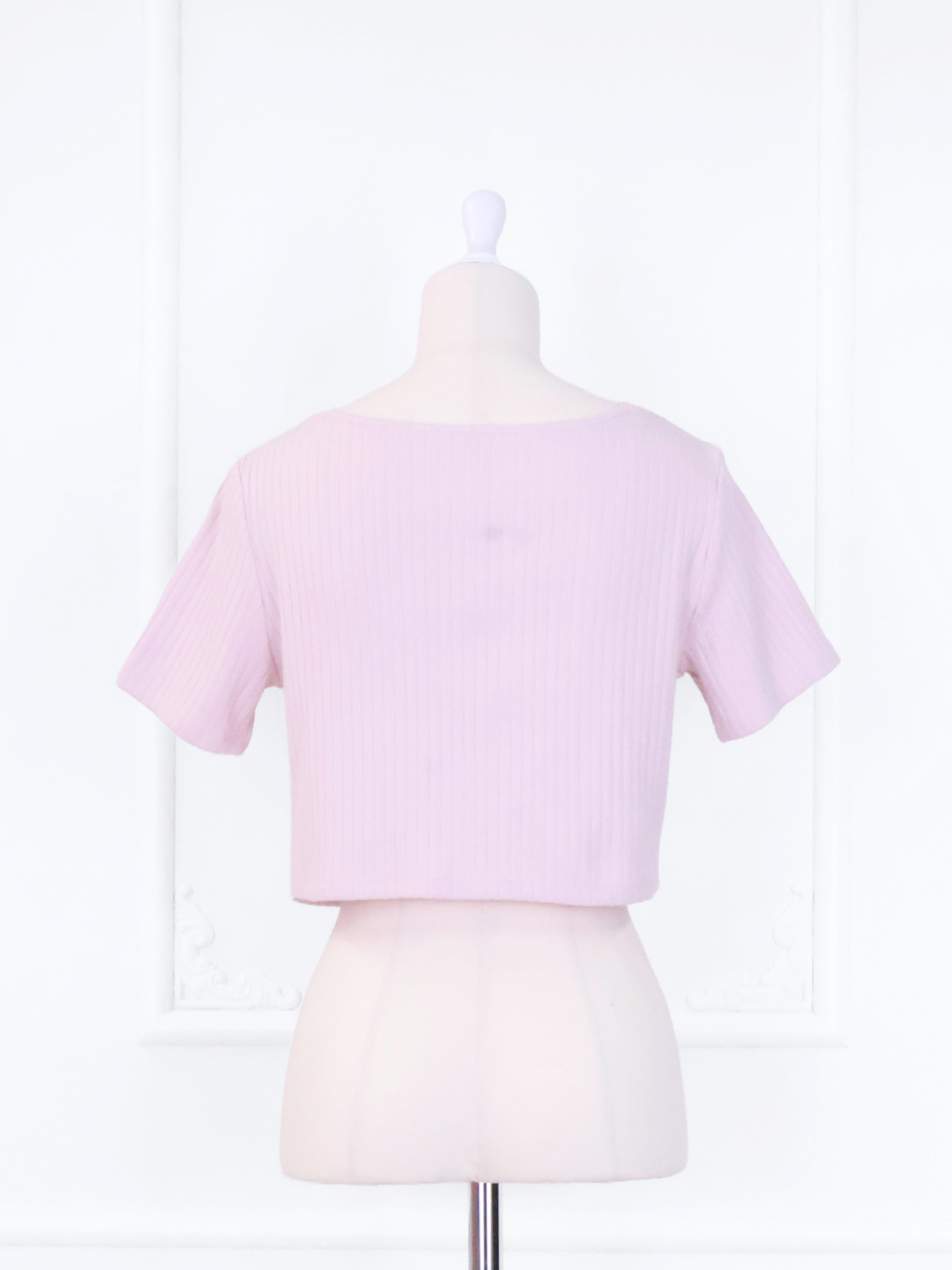 《LAFARY closet》チュールフリルリブトップス