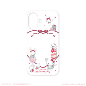 《LAFARYオリジナル》レトロガーリー スマホケース 2