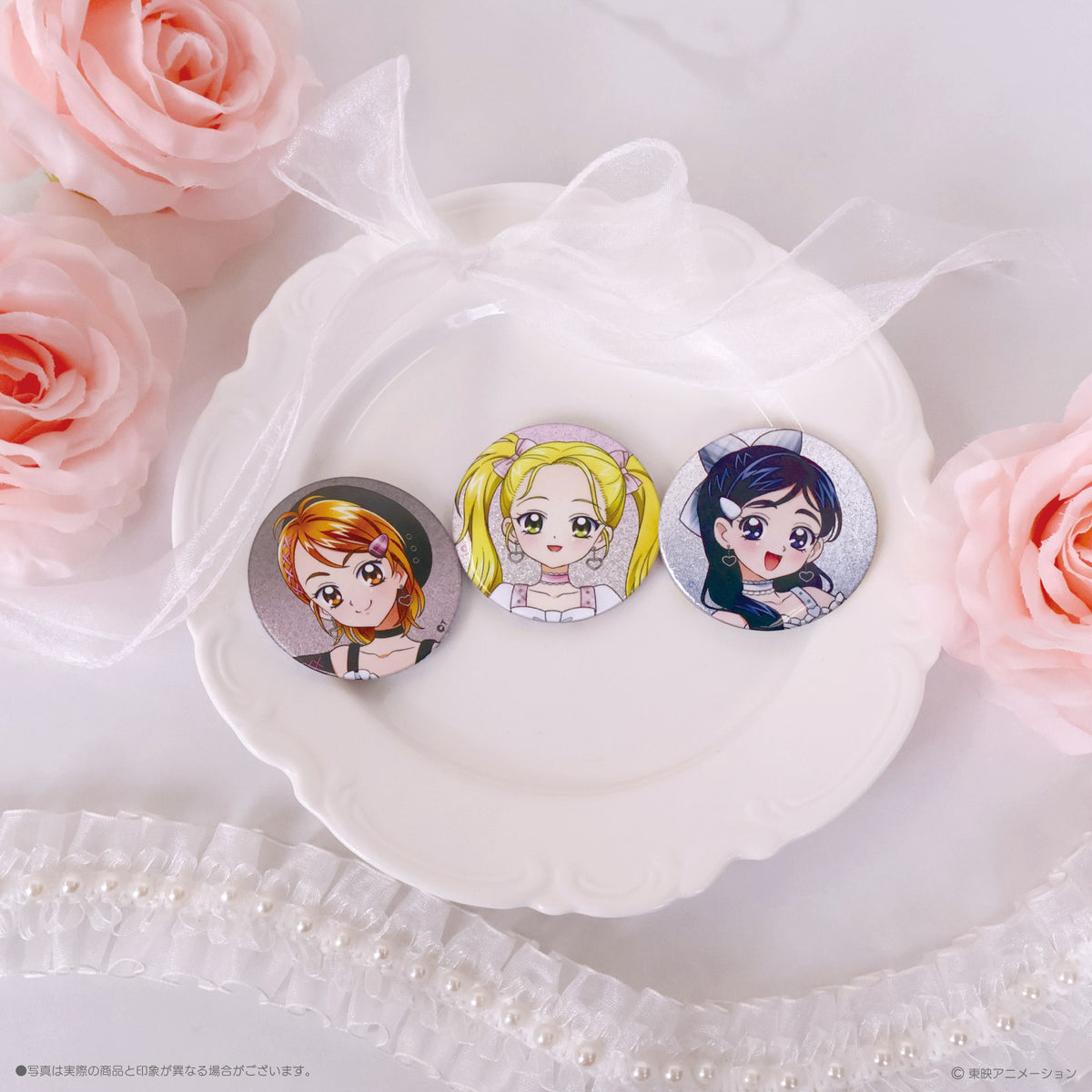 《ふたりはプリキュアMax Heart×LAFARY》丸型缶バッジ