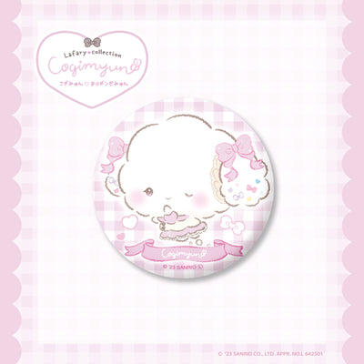 《Lafaryオリジナル》こぎみゅん♡おリボンだみゅんシリーズ♡缶バッジ　おすましピンク