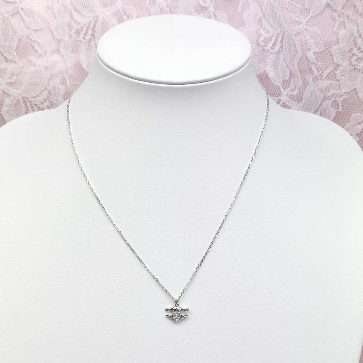 Cinnamoroll エンジェルハートネックレスー LafaryShop- LAFARY ONLINE