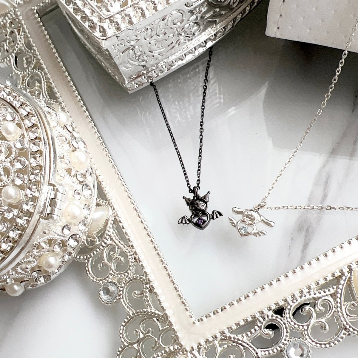 Cinnamoroll エンジェルハートネックレスー LafaryShop- LAFARY ONLINE