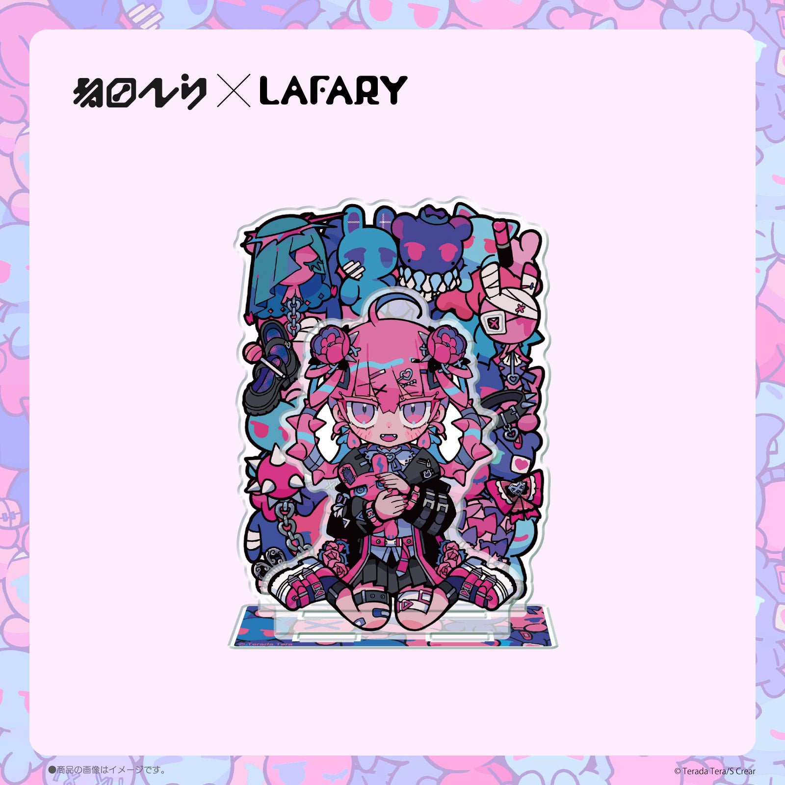 《寺田てら×LAFARY》ジオラマアクリルスタンド